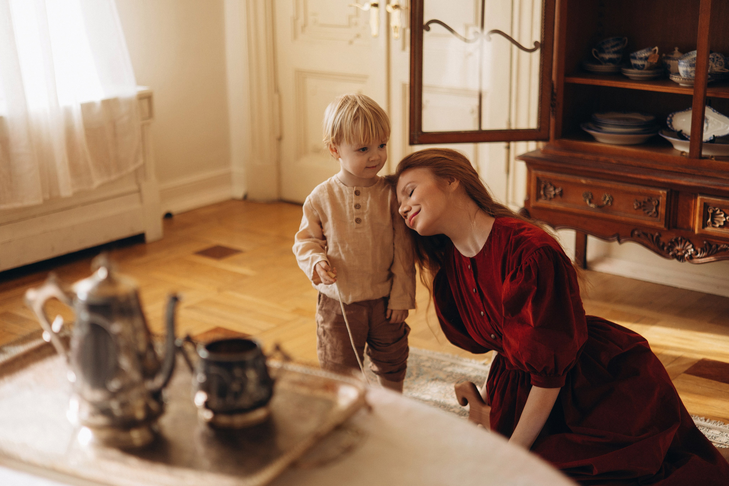 Тоня и Мироша в исторической квартире в центре Москвы. Семейный фотограф в Москве Марина Петра