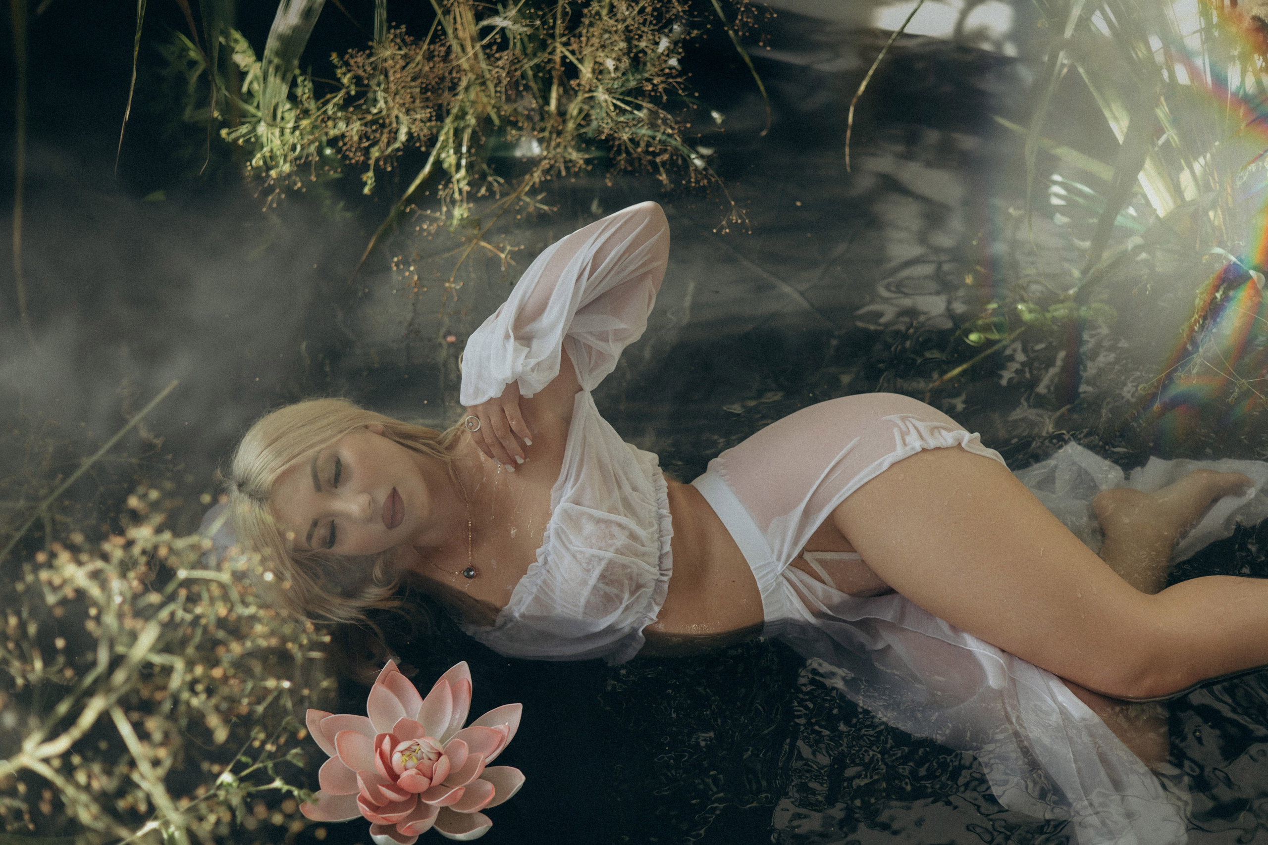 Даша и кувшинки. Портретный и семейный фотограф в Воронеже Ксения Ремизова