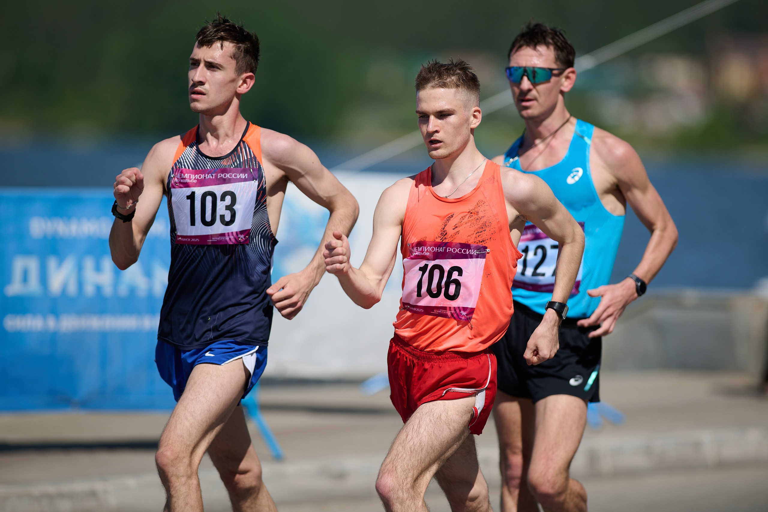 Чемпионат России по спортивной ходьбе 2025. Спортивный репортажный фотограф в Ижевске Сергей Мерзляков