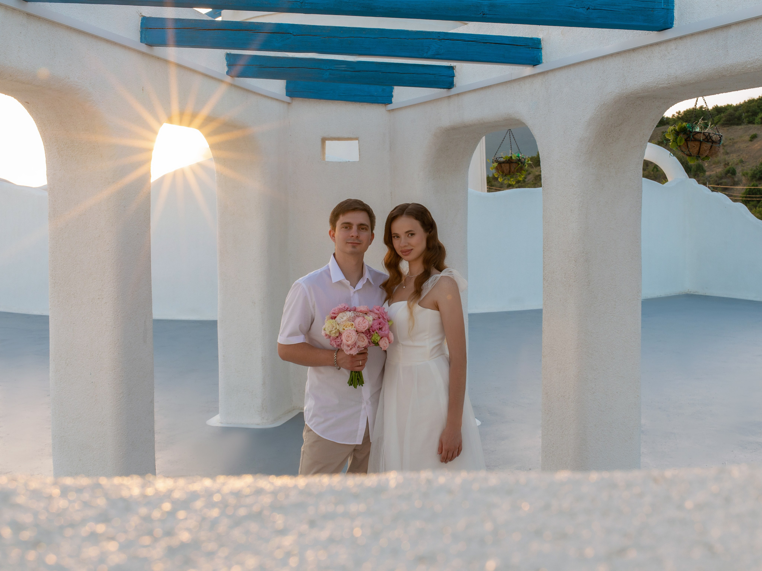 Свадебный фотограф на крымском Санторини 