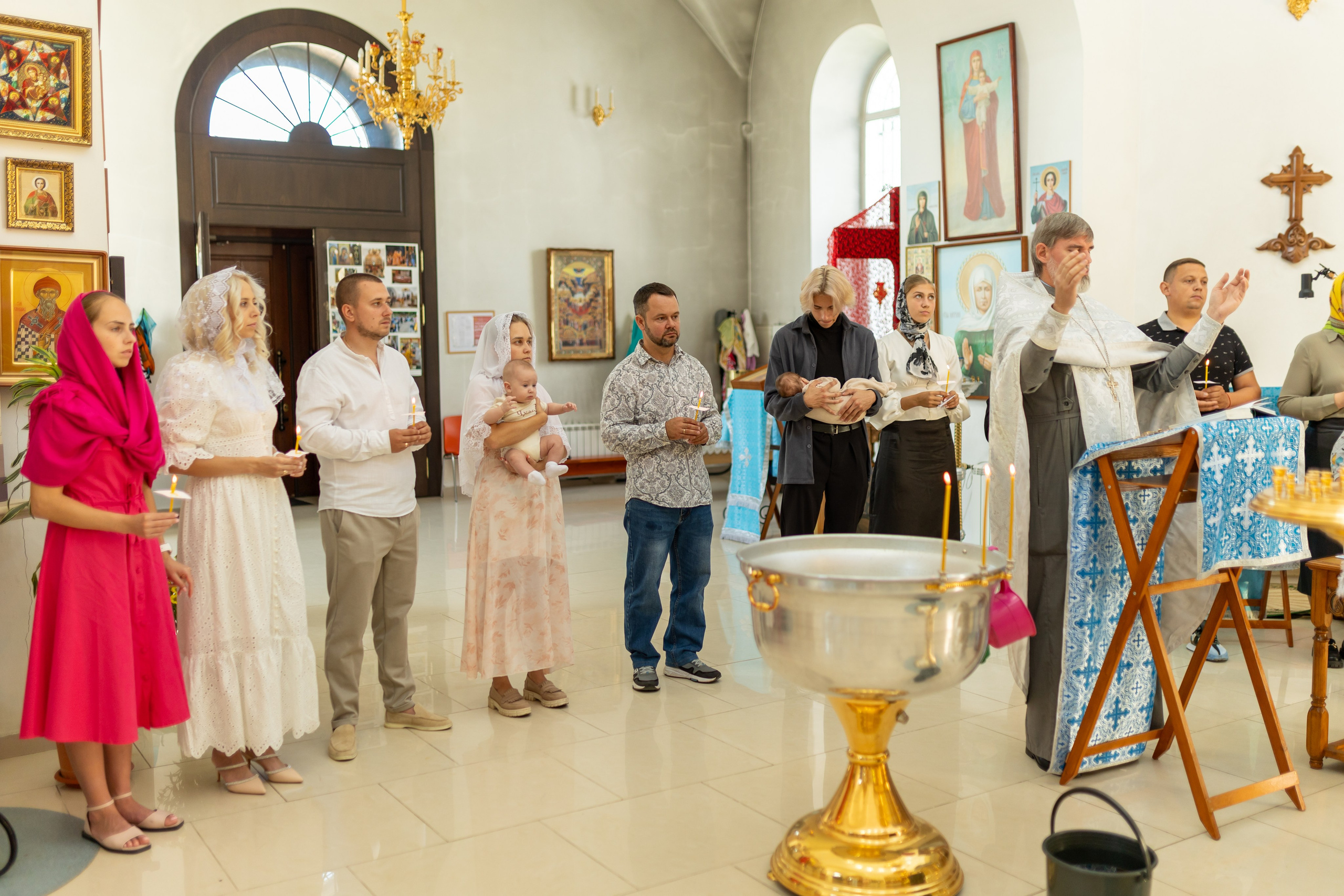 Крещение Артёма (все фото с таинсвта крещения). Фотограф новорожденных. Детский и семейный фотограф Марьяна Юдина