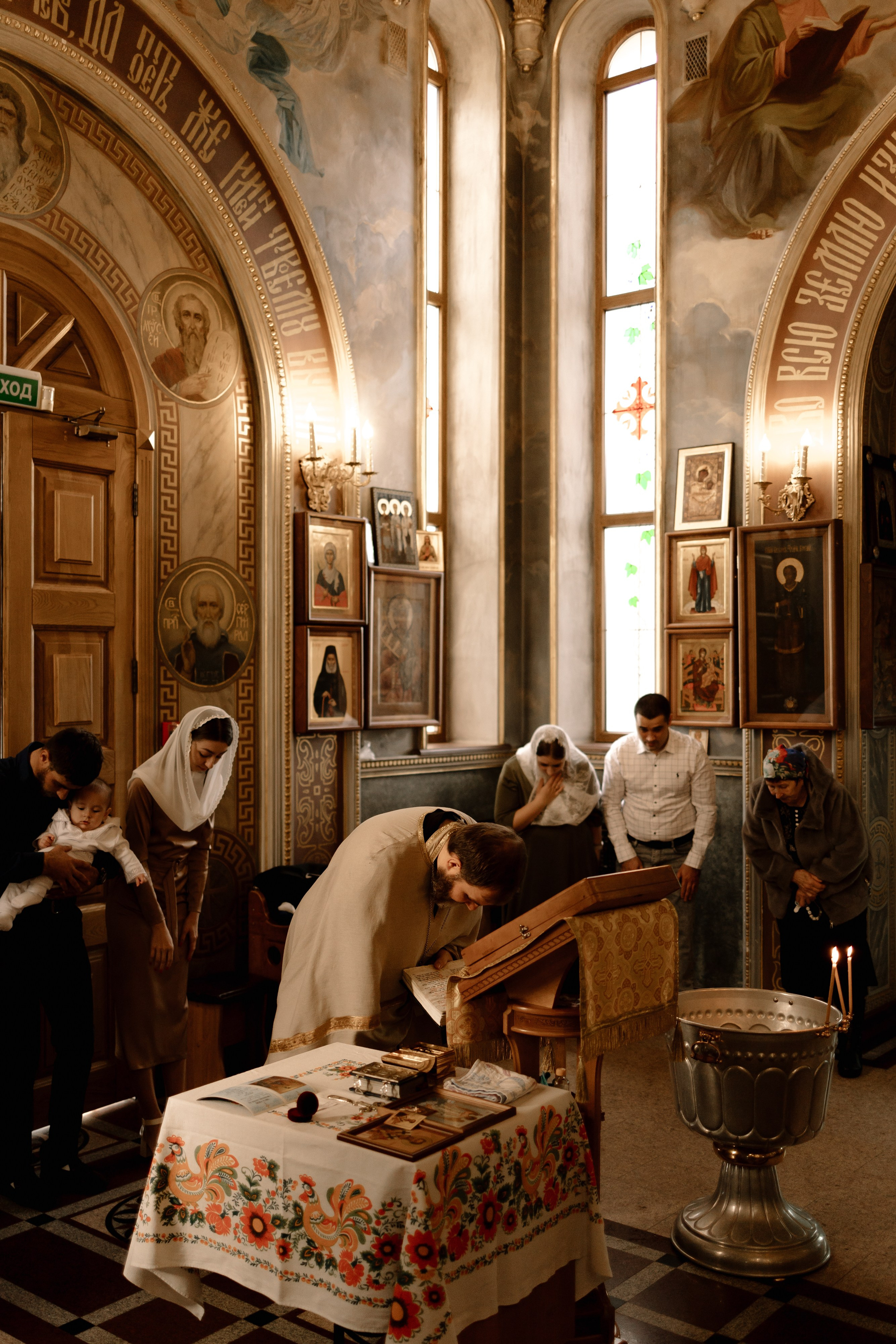 Крещение Тимура. Семейный фотограф в Краснодаре Храмова Анна