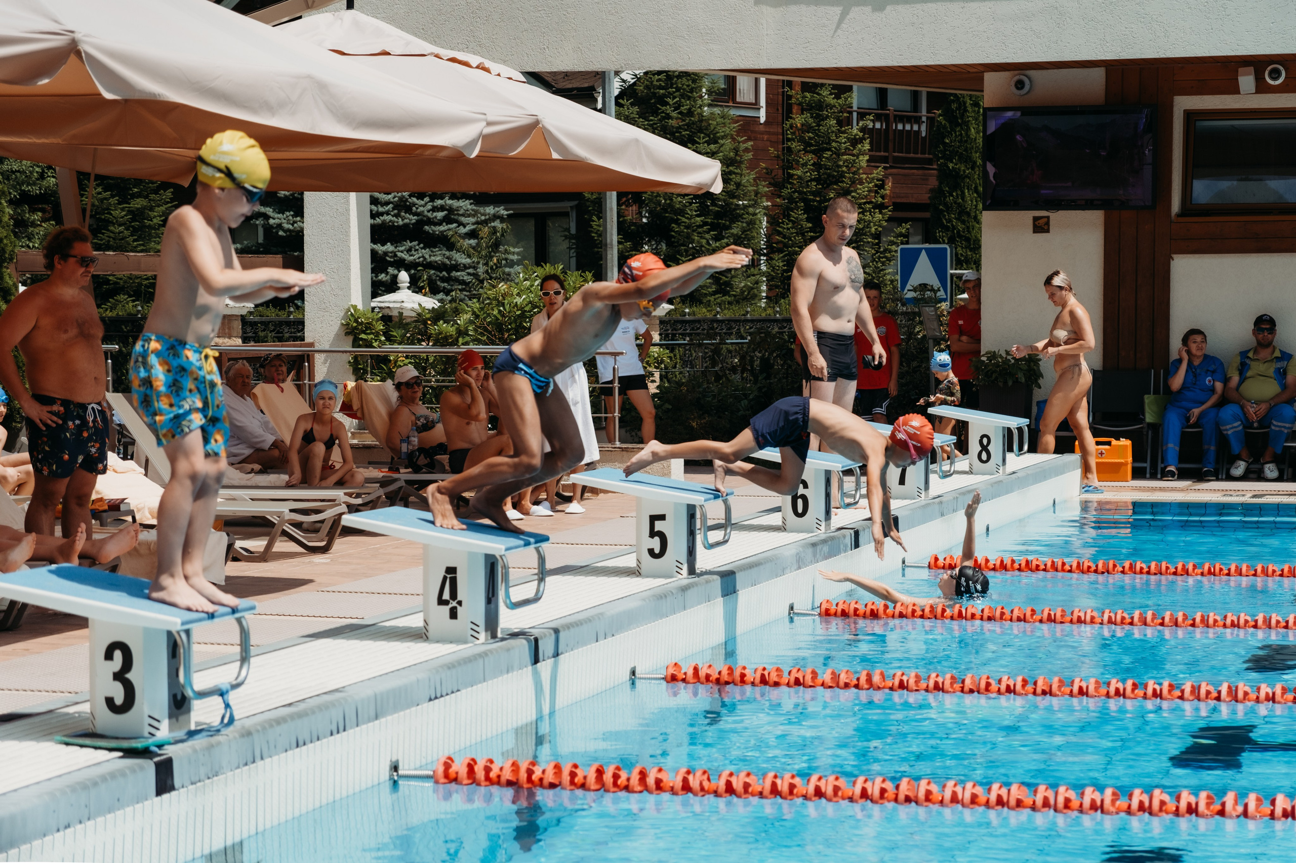 Всероссийский фестиваль «День пловца» в Гранд отель поляна. Репортажный фотограф в Сочи Екатерина Вежливцева