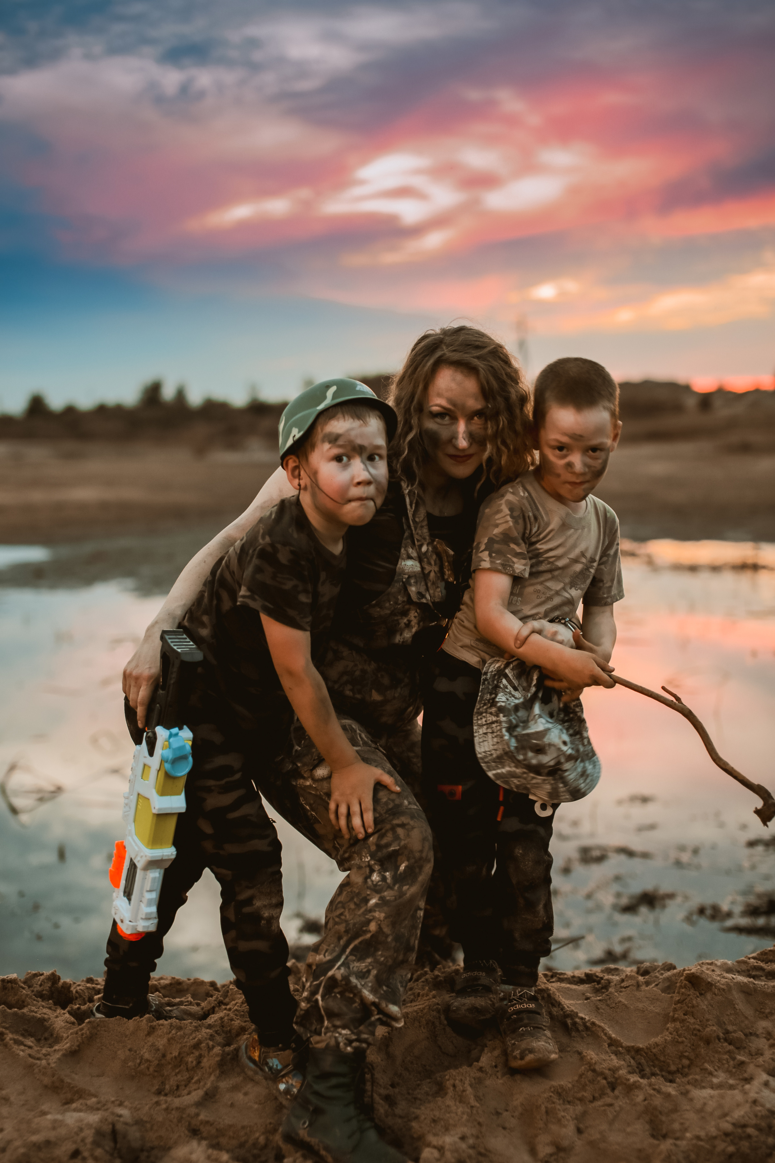 СЕМЕЙНАЯ НА ПЕСКЕ. Спортивный фотограф Нижний Новгород