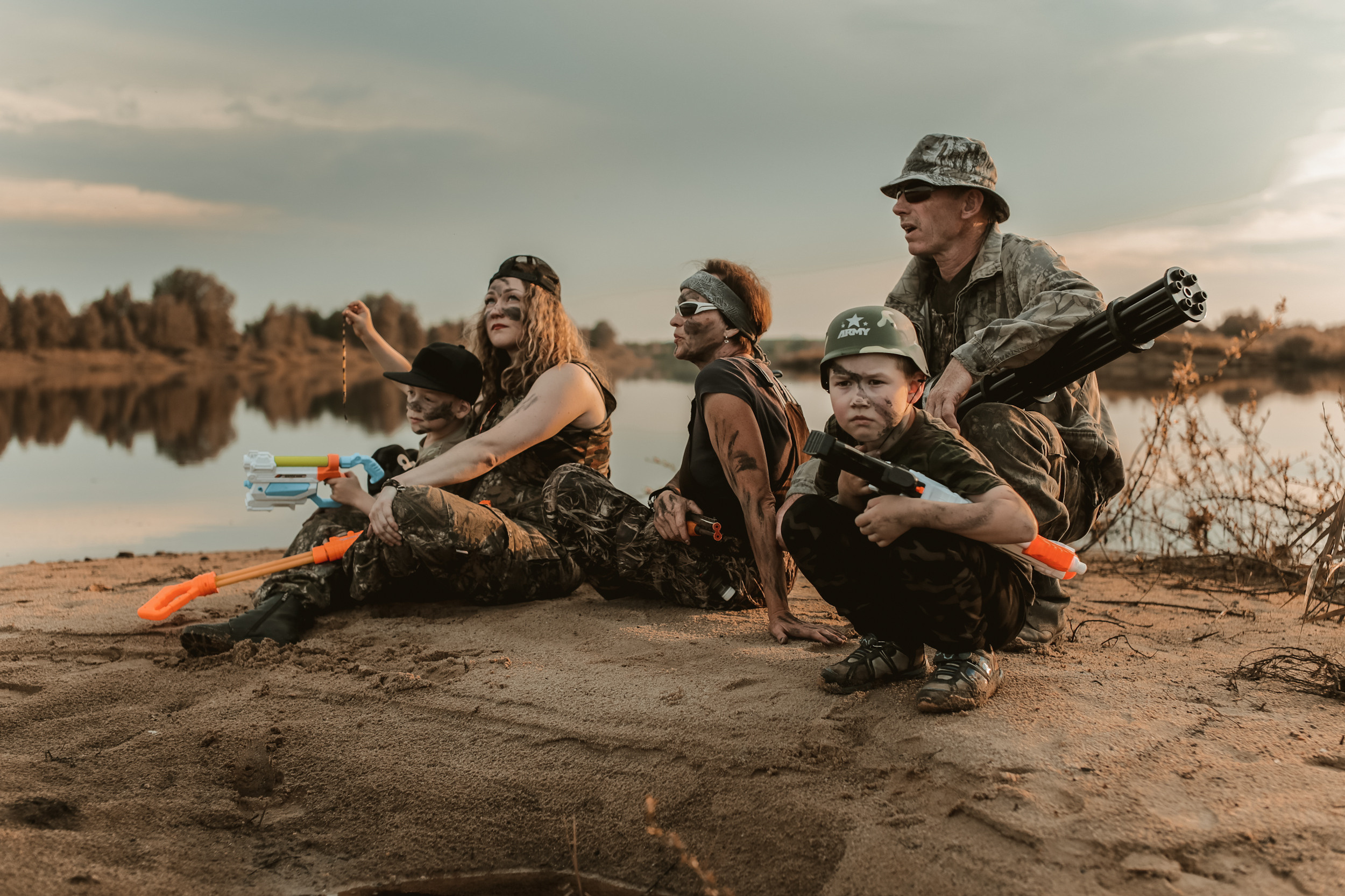 СЕМЕЙНАЯ НА ПЕСКЕ. Спортивный фотограф Нижний Новгород