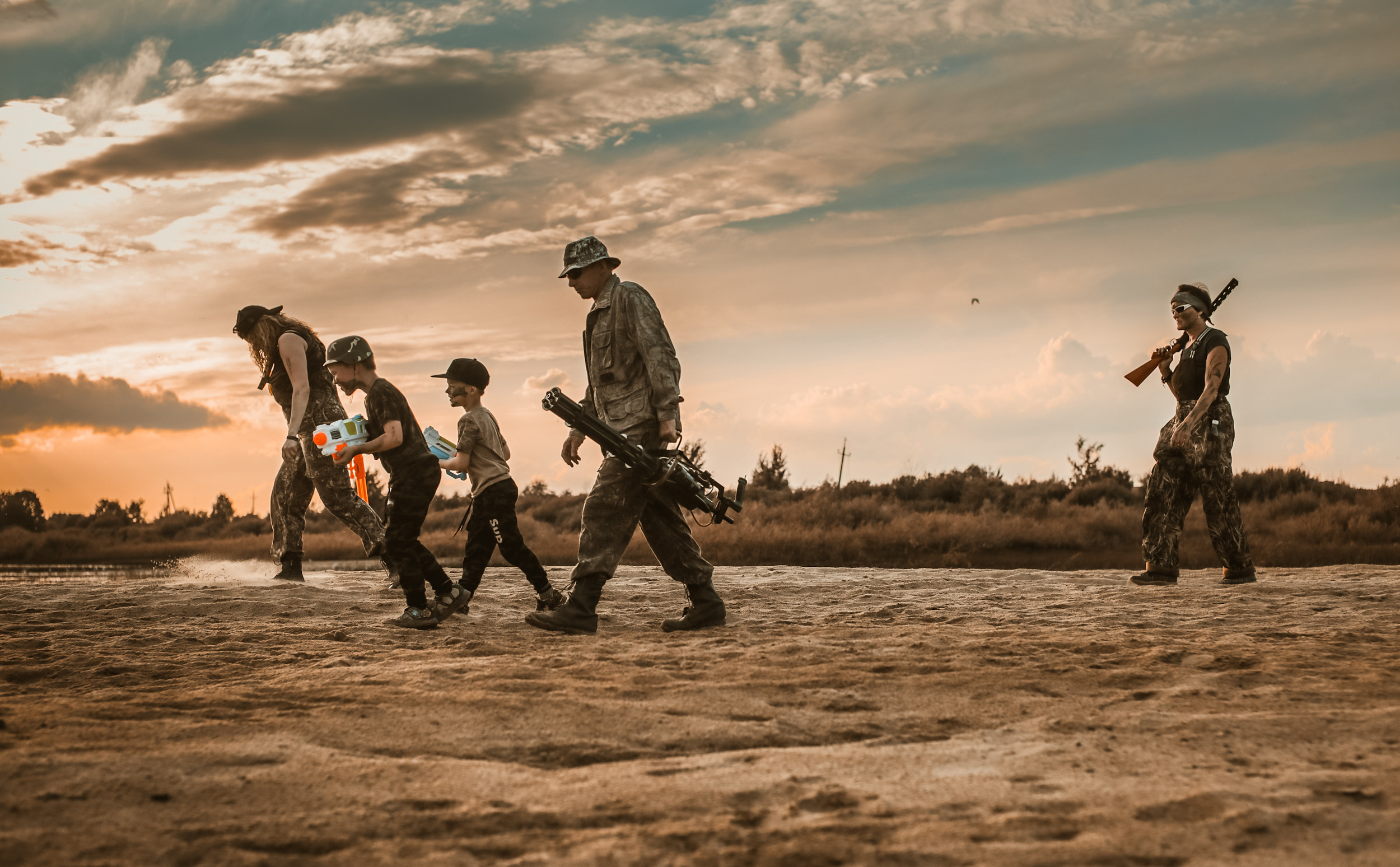 СЕМЕЙНАЯ НА ПЕСКЕ. Спортивный фотограф Нижний Новгород