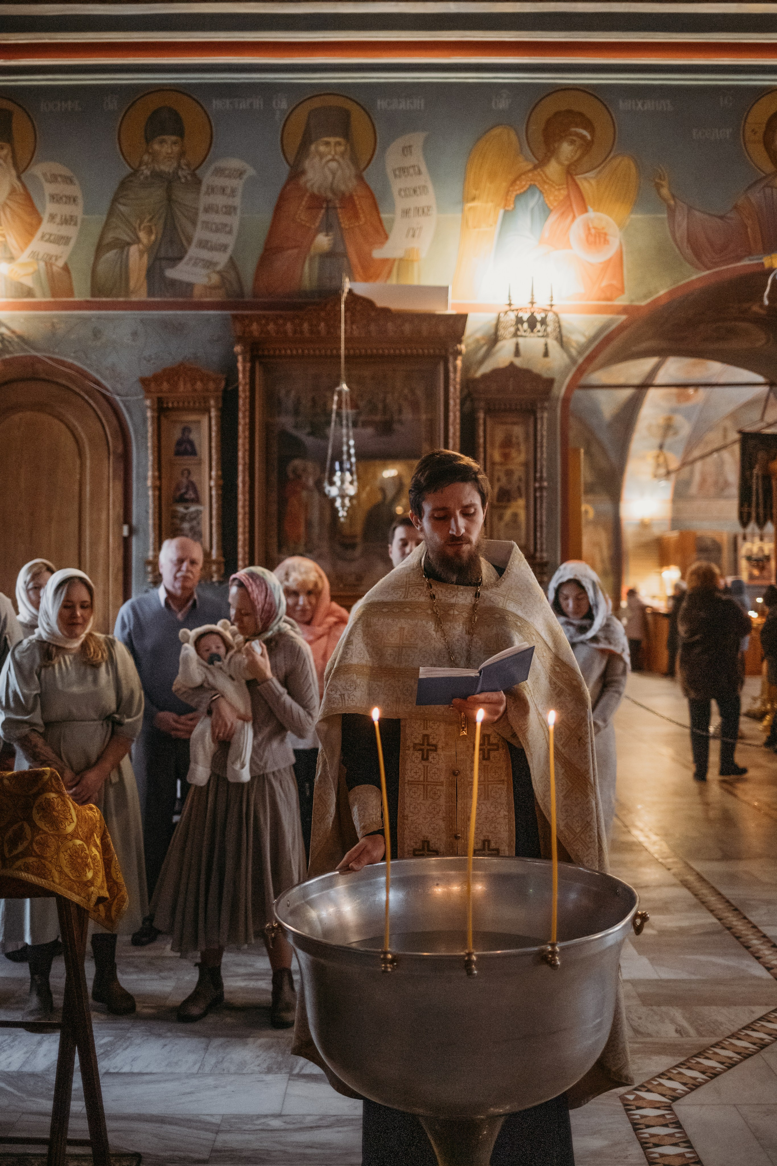 Крещение Тимофея. Семейный и детский фотограф в Москве Александра Нараевская