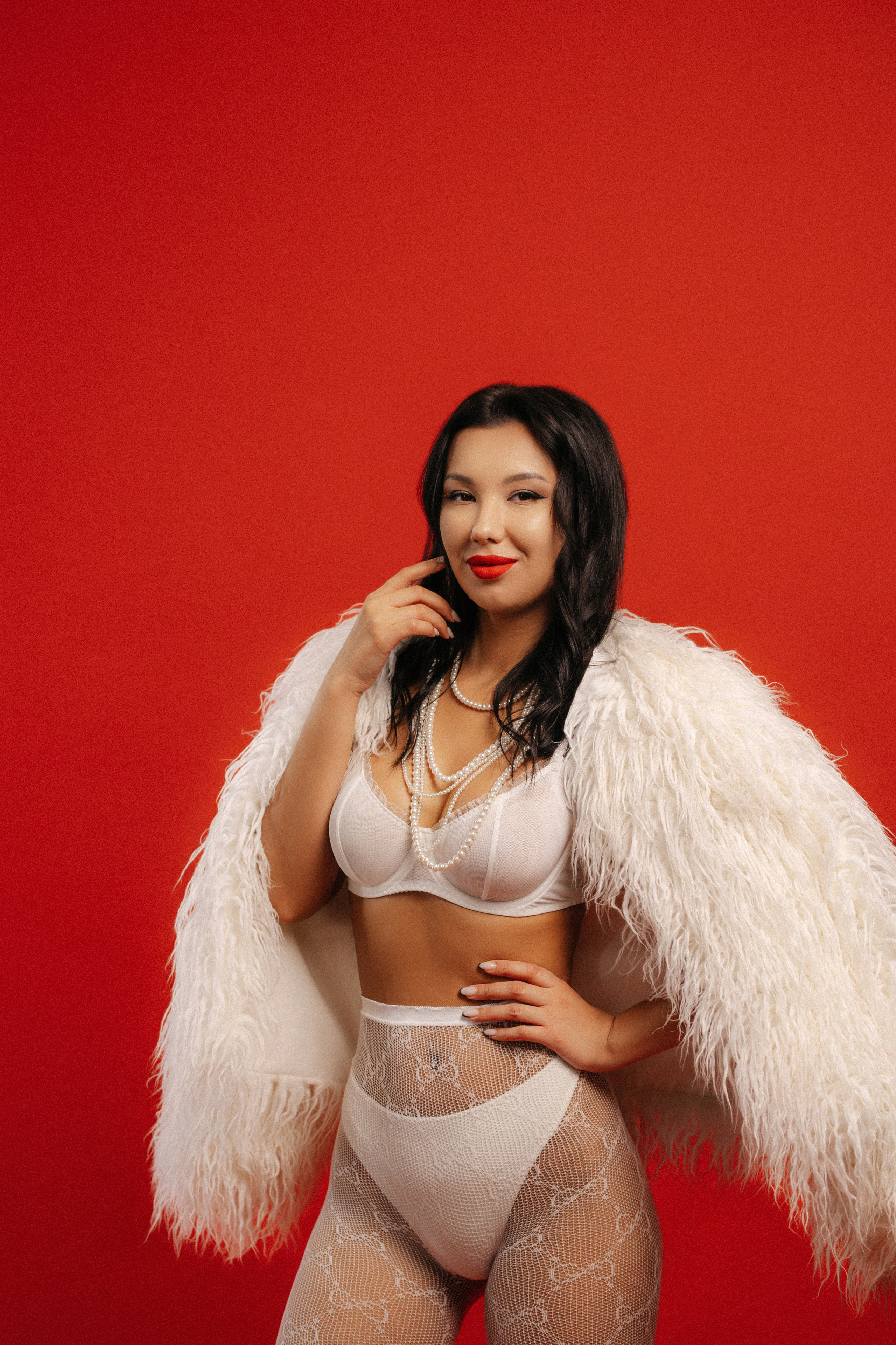 Евгения в шубе. Семейный и женский фотограф в Ростове-на-Дону Екатерина Фитисова