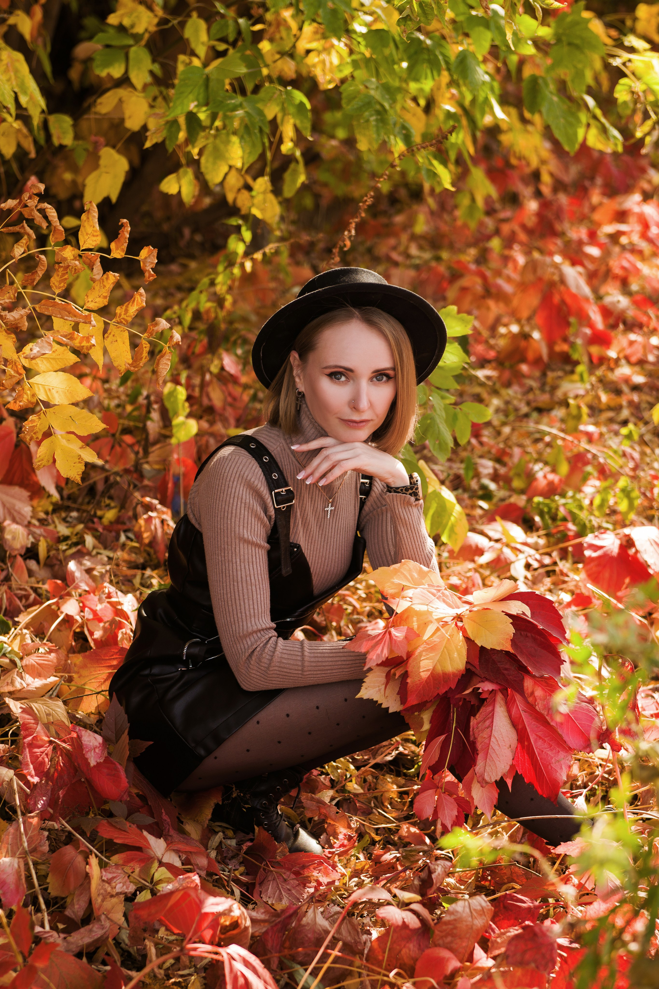 Прогулка с лисой. Фотограф Кристина Гришина Рязань