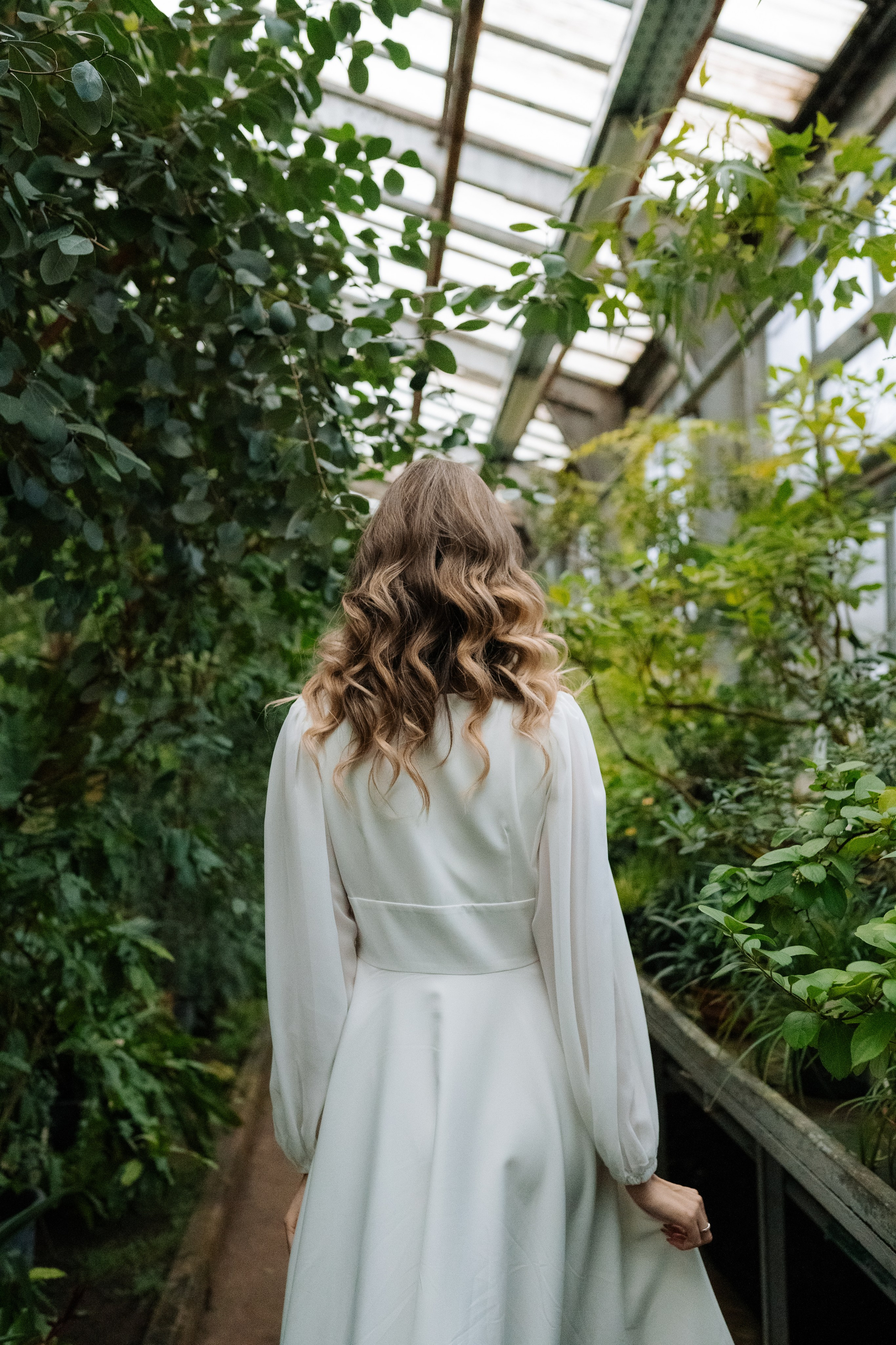 Свадебная фотосессия в оранжерее, Москва. Свадебный фотограф в Москве Анна Полушина