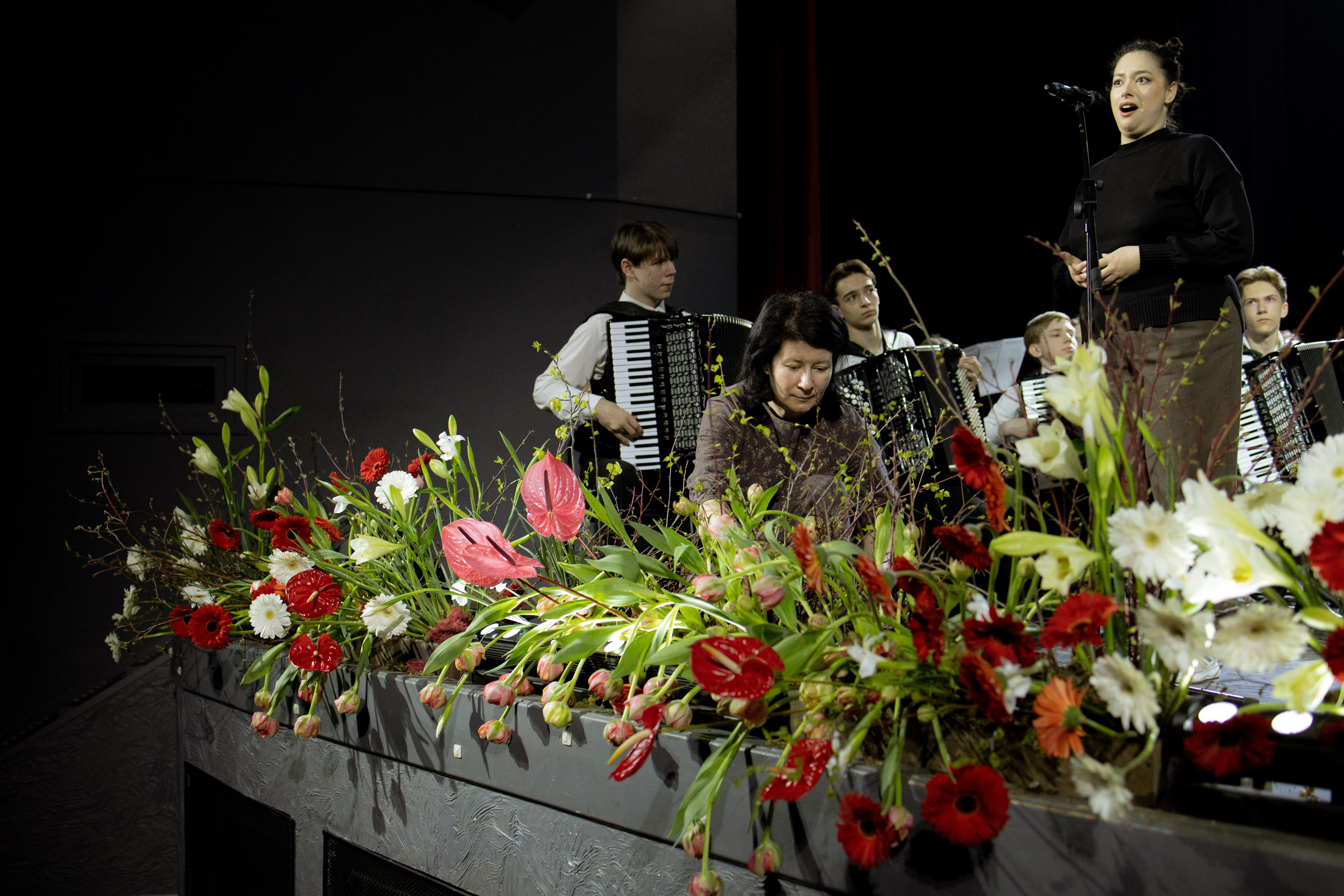 Оформление Отчетного концерта Музыкальной школы Глазунова. Оформление свадеб, декор свадеб Вера Маркова, Москва