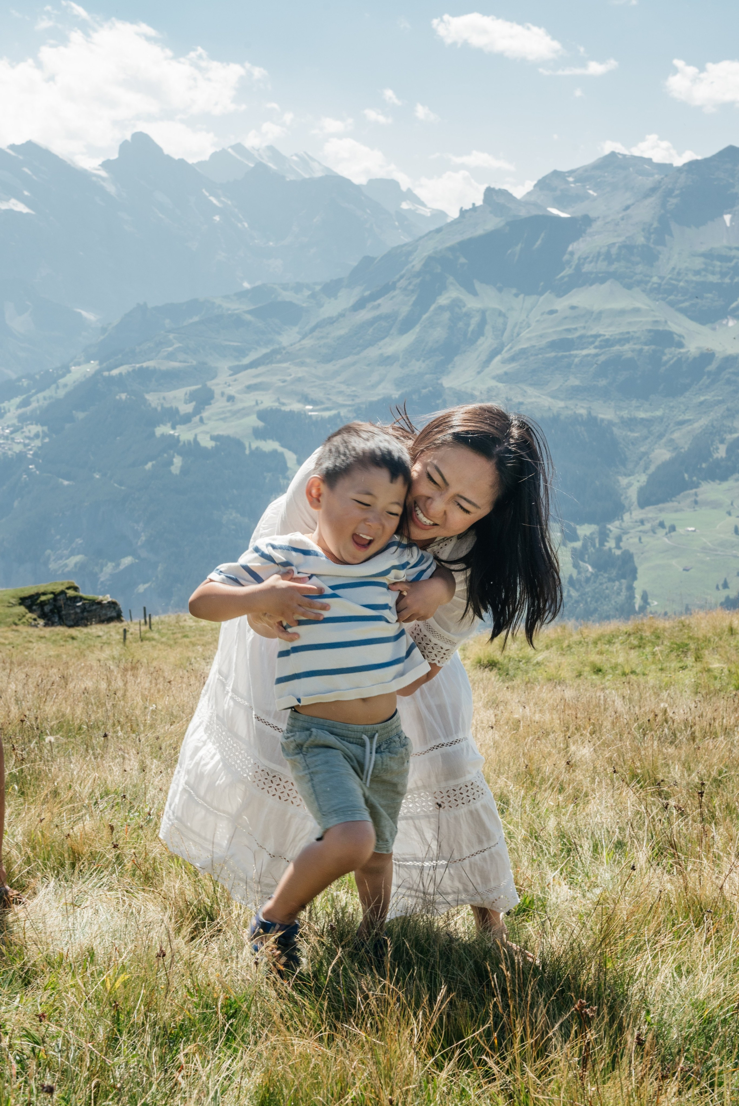 Dorothy, Richard, Zoe and Liam (Mannlichen). Photographer in Interlaken area