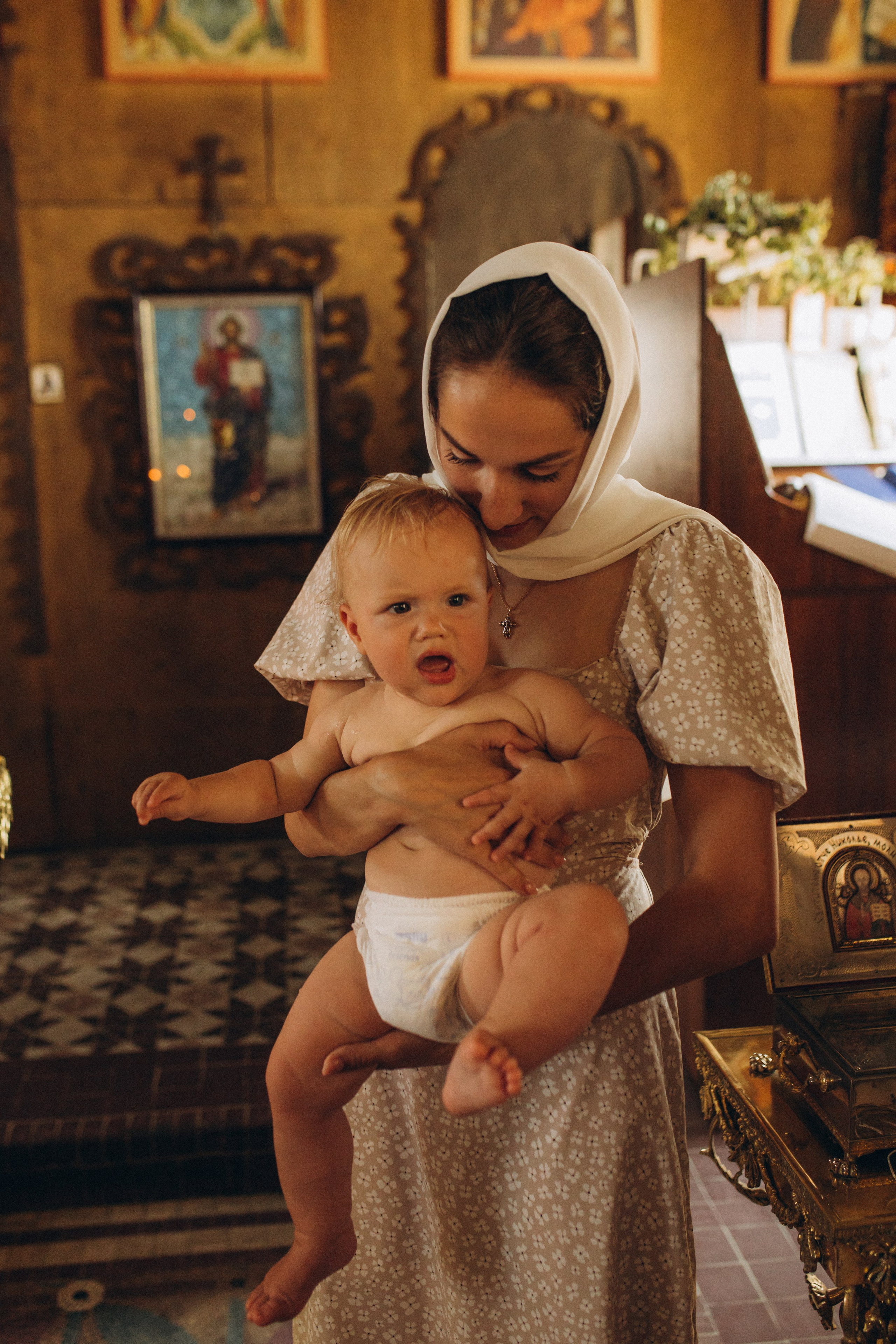 Крещение Марии. Семейный фотограф в Обнинске