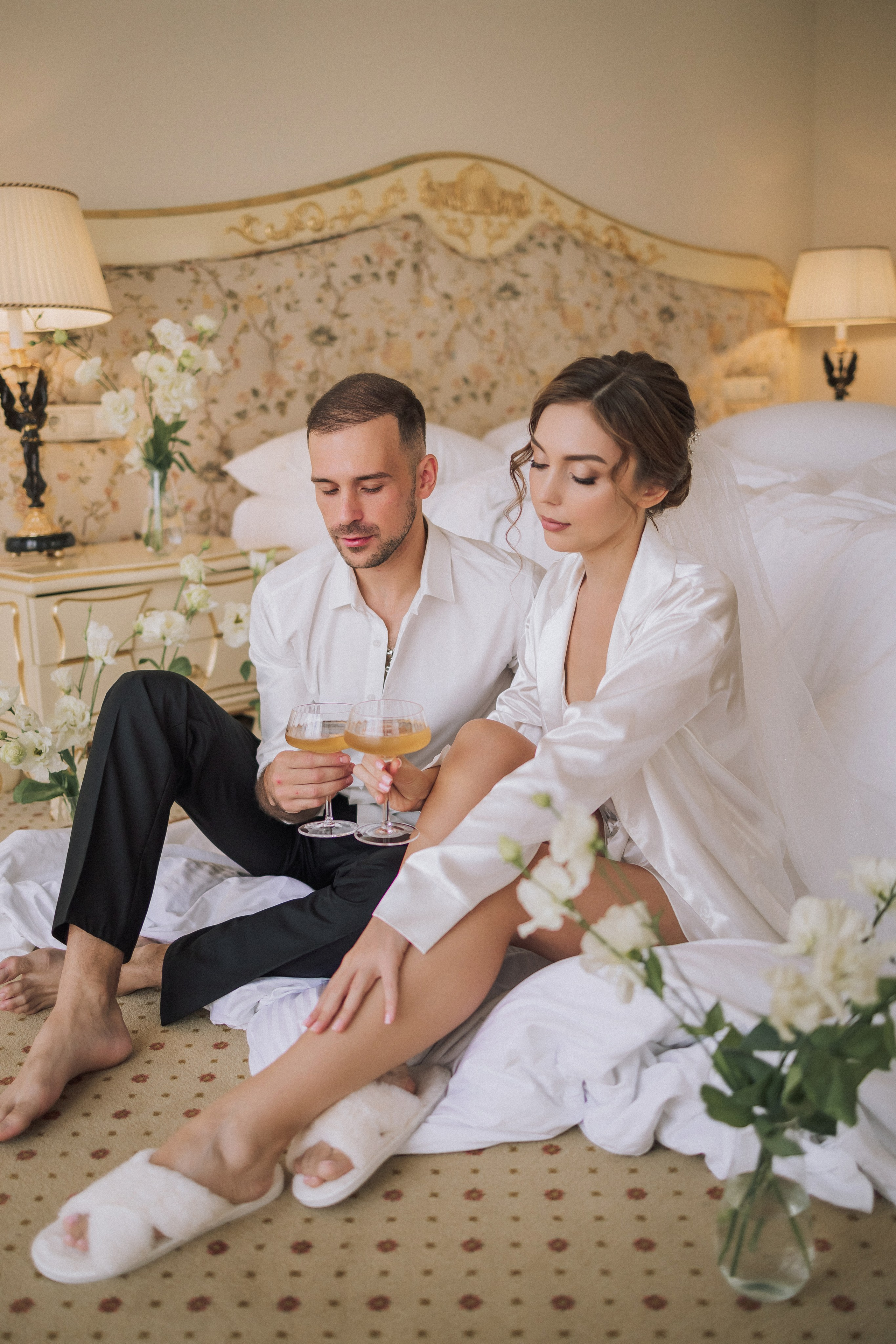 Свадебная прогулка Екатерины и Евгения. Свадебная фотография. Арина Рубах