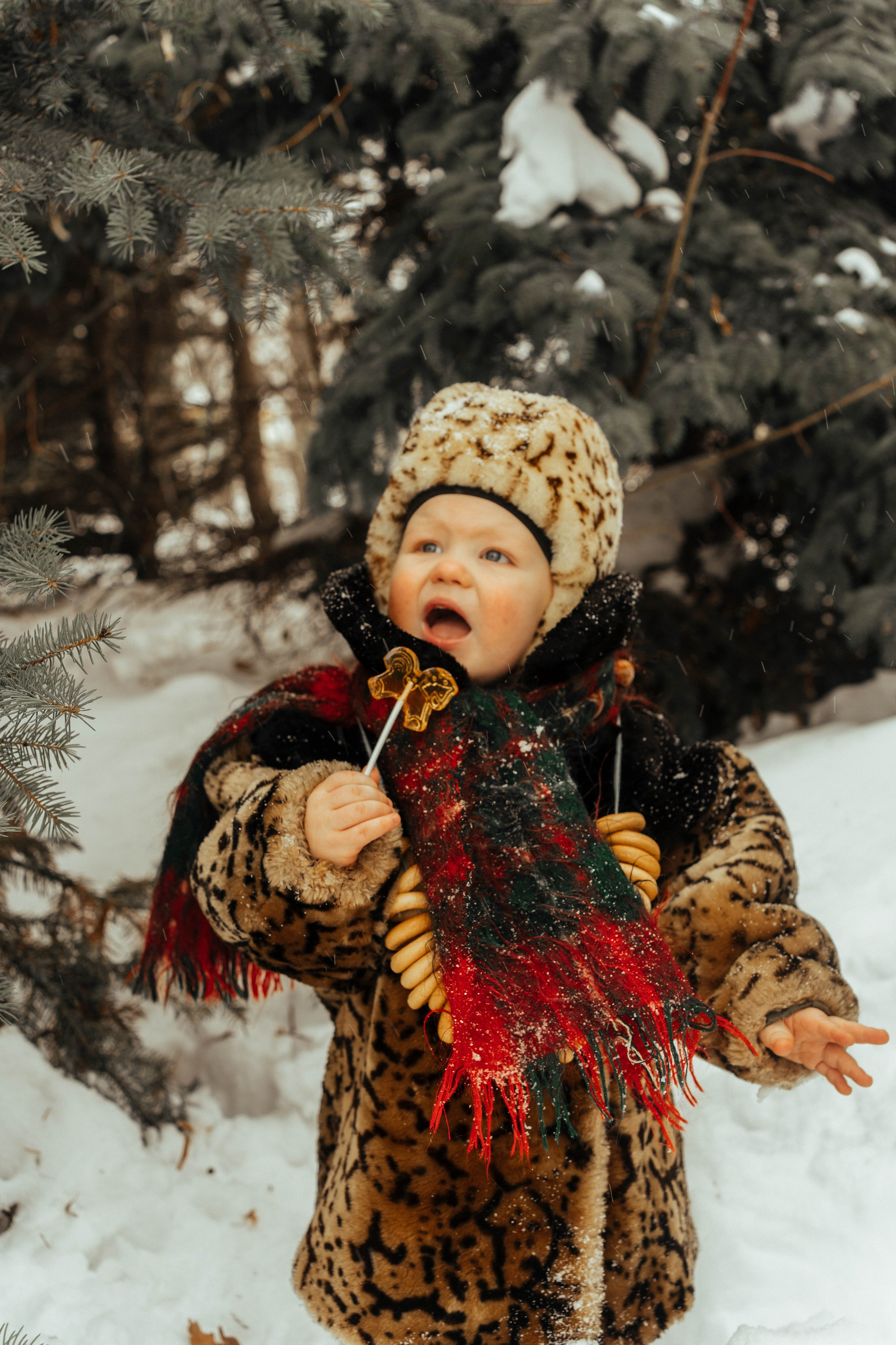 Фотопроект «Зимний лес». Семейный и детский фотограф новорожденных Ульяновск