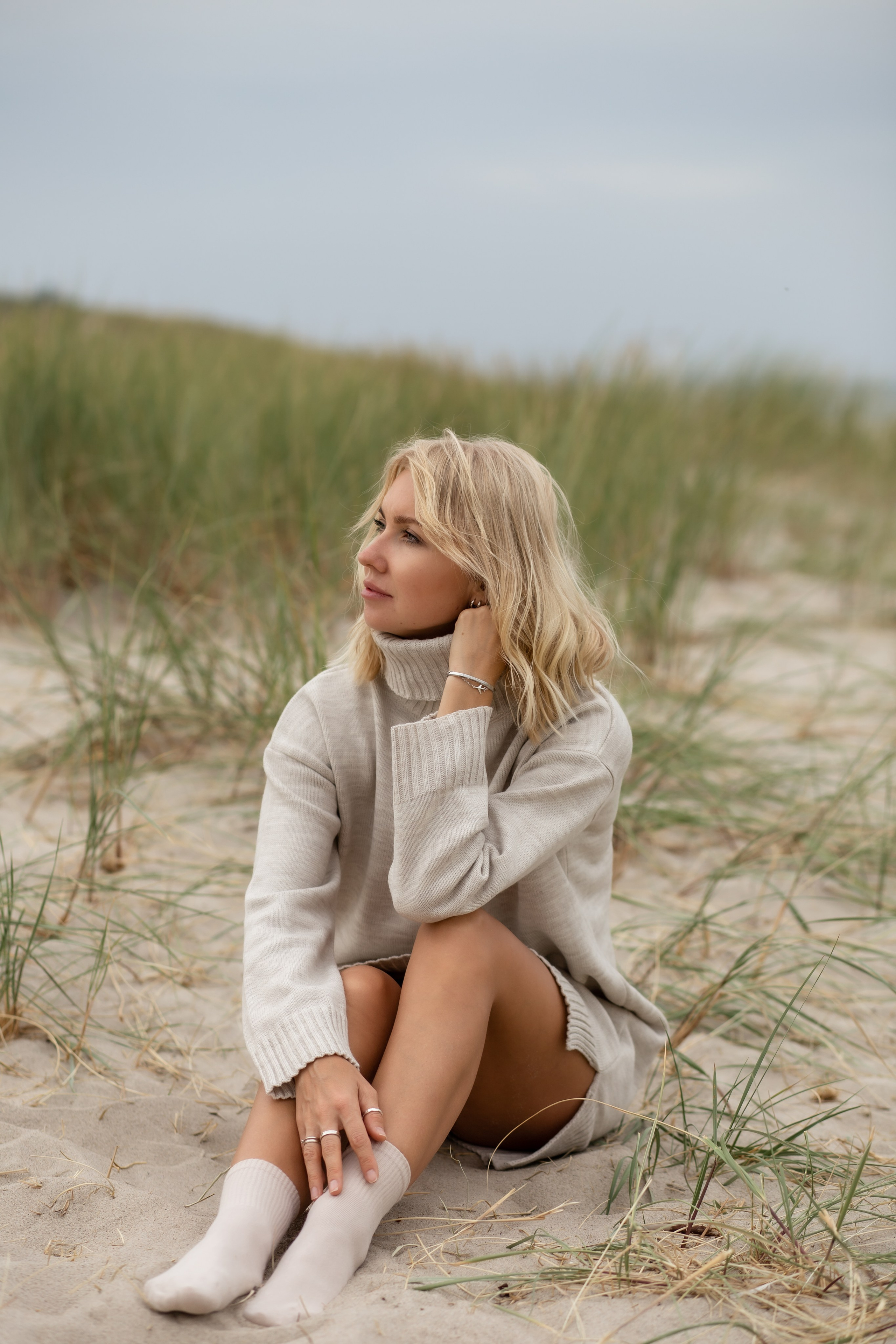 Вера в Янтарном. Перед дождем. Фотограф в Калининграде Решетникова Алина