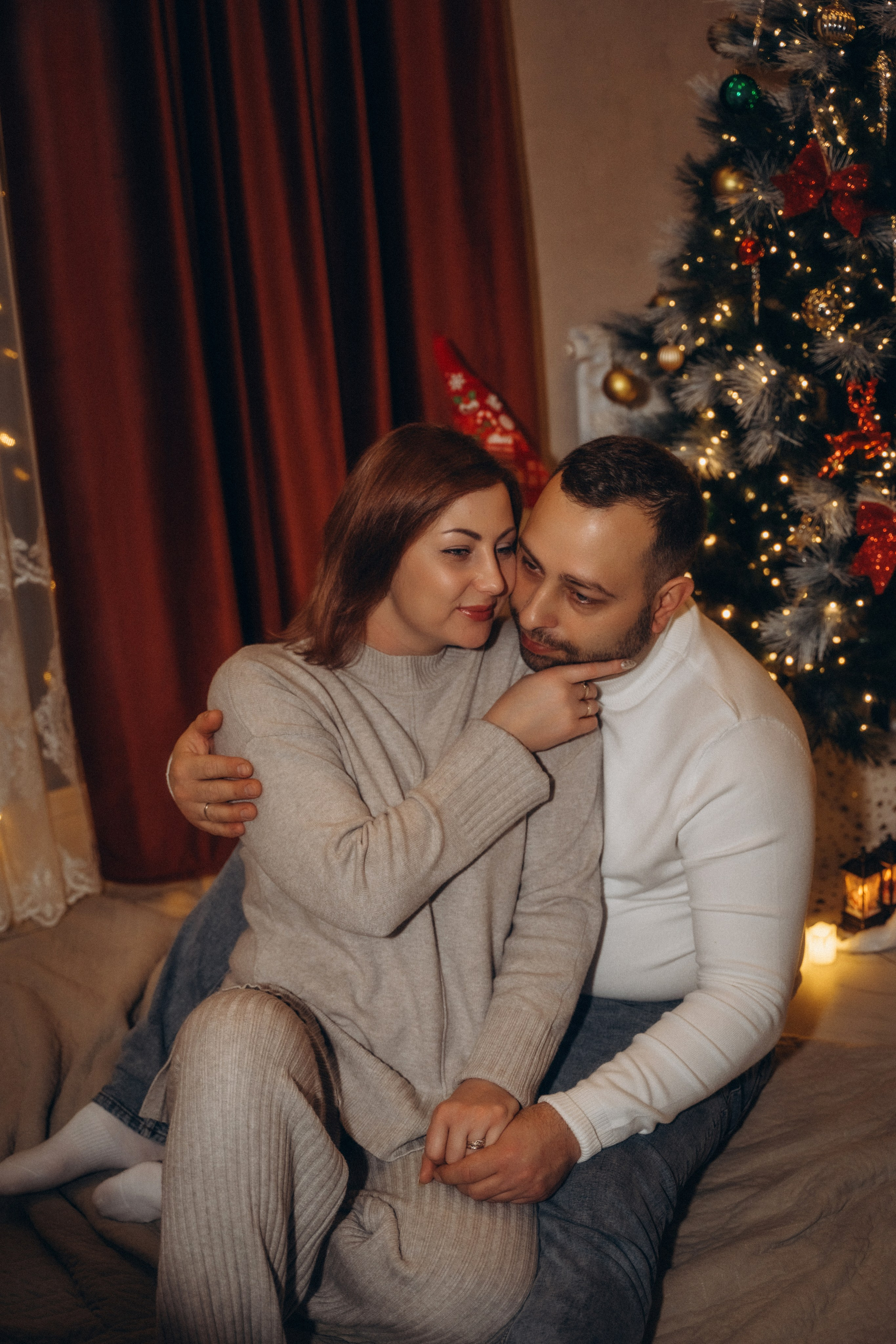 Семья Киприяновы, Новый год дома. Семейный фотограф в Белгороде Амелина Алина