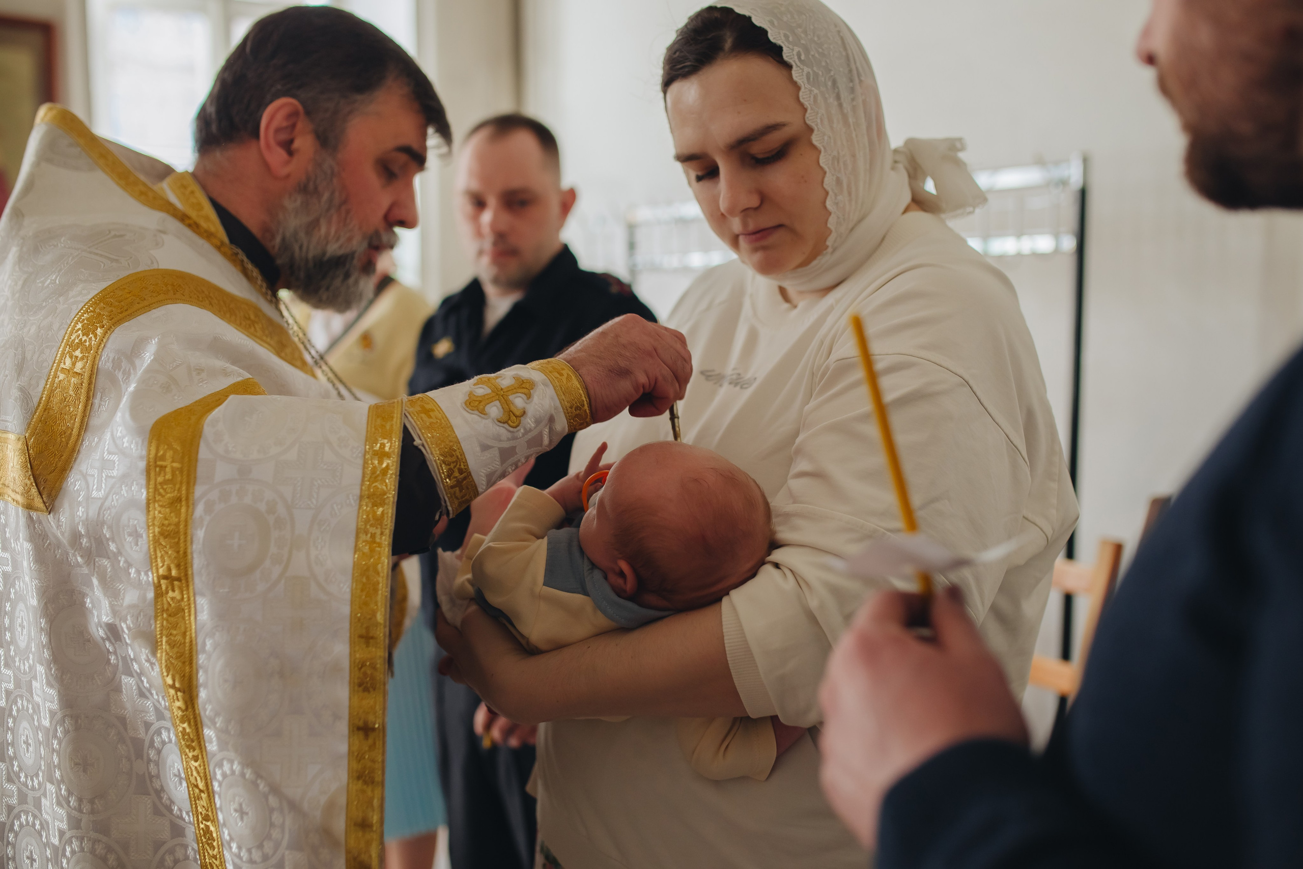 Крещение в светлом Храме. Семейный и детский фотограф в Москве Дорогова Екатерина