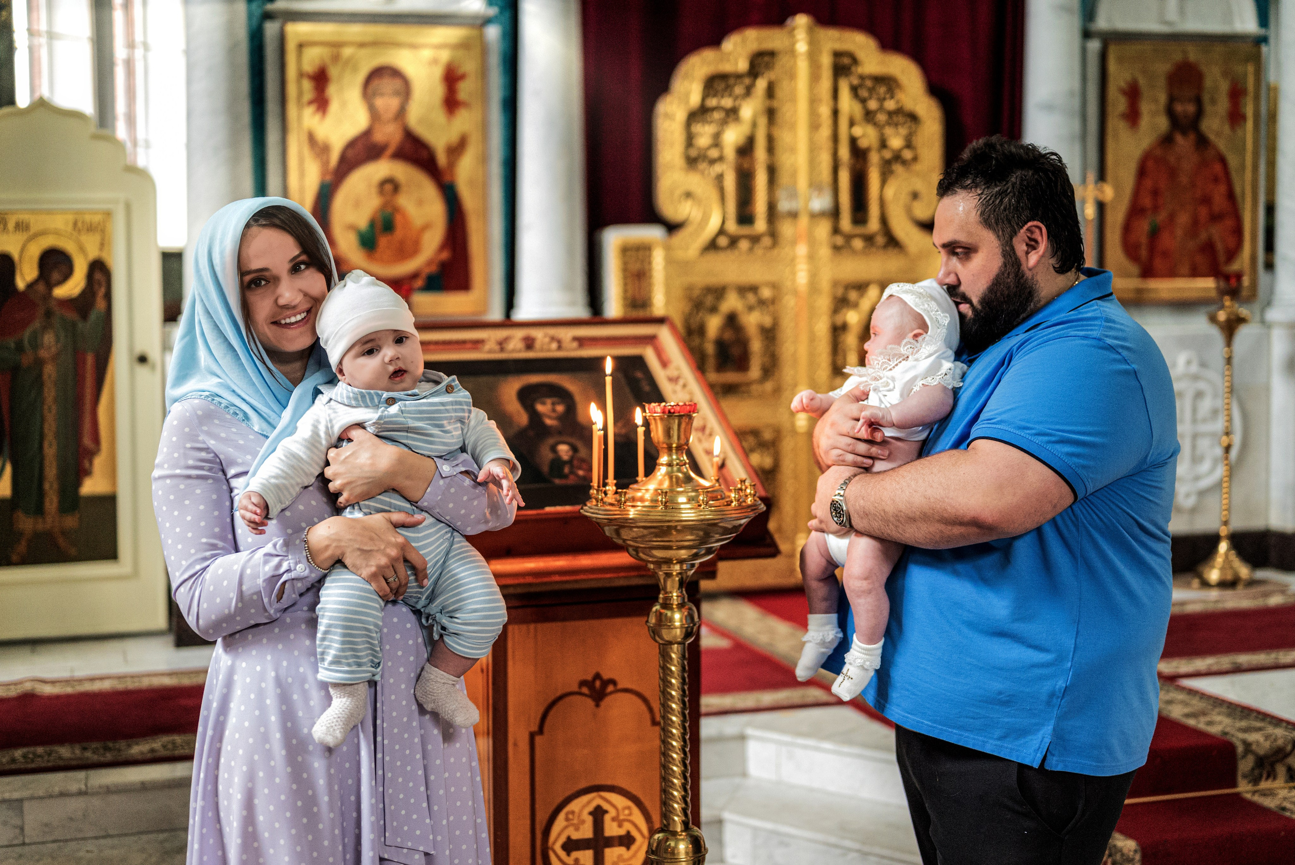 Крещение Анна. Семейный и детский фотограф Москва