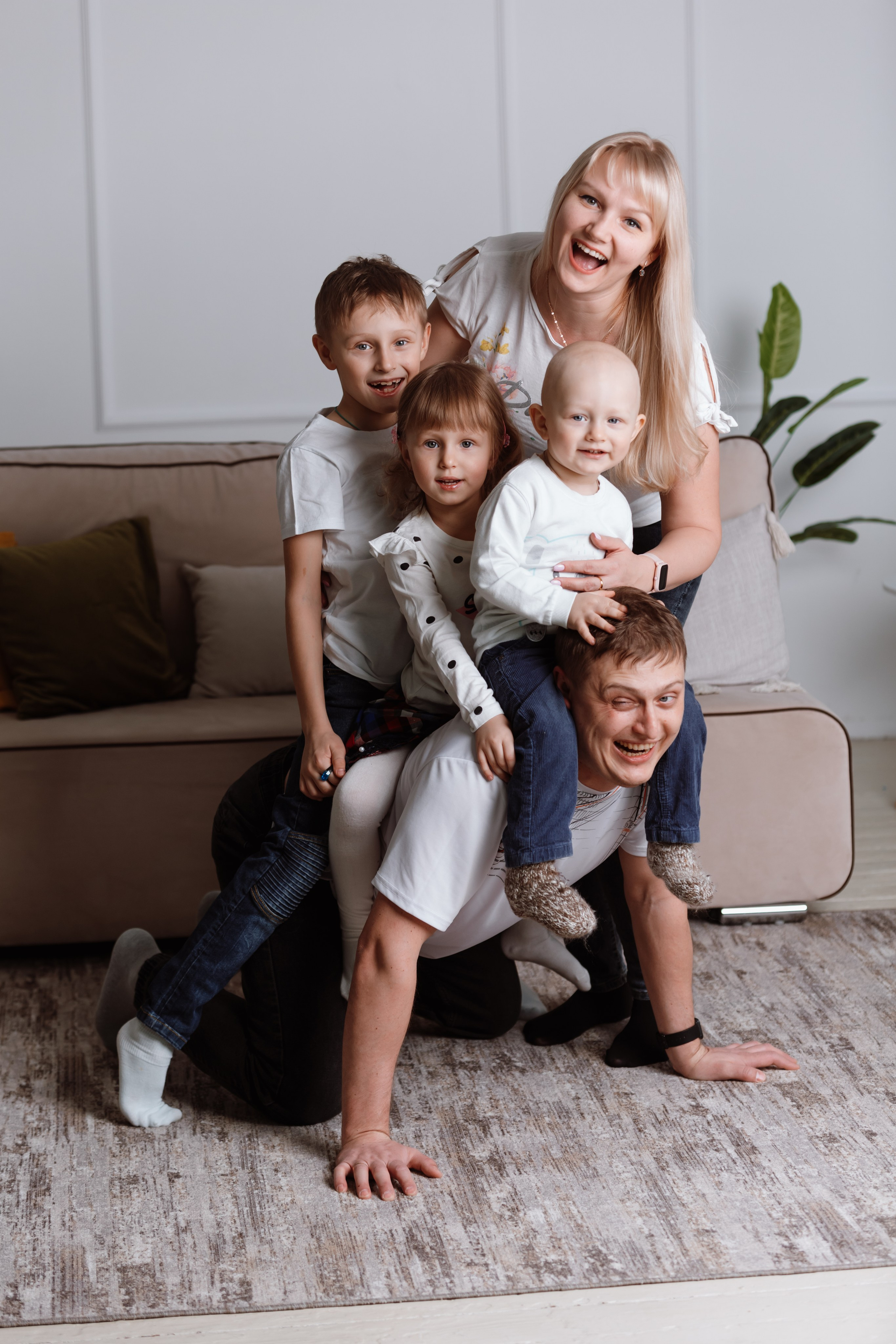 Большая семейная фотосессия. Профессиональный фотограф Надежда Антонова