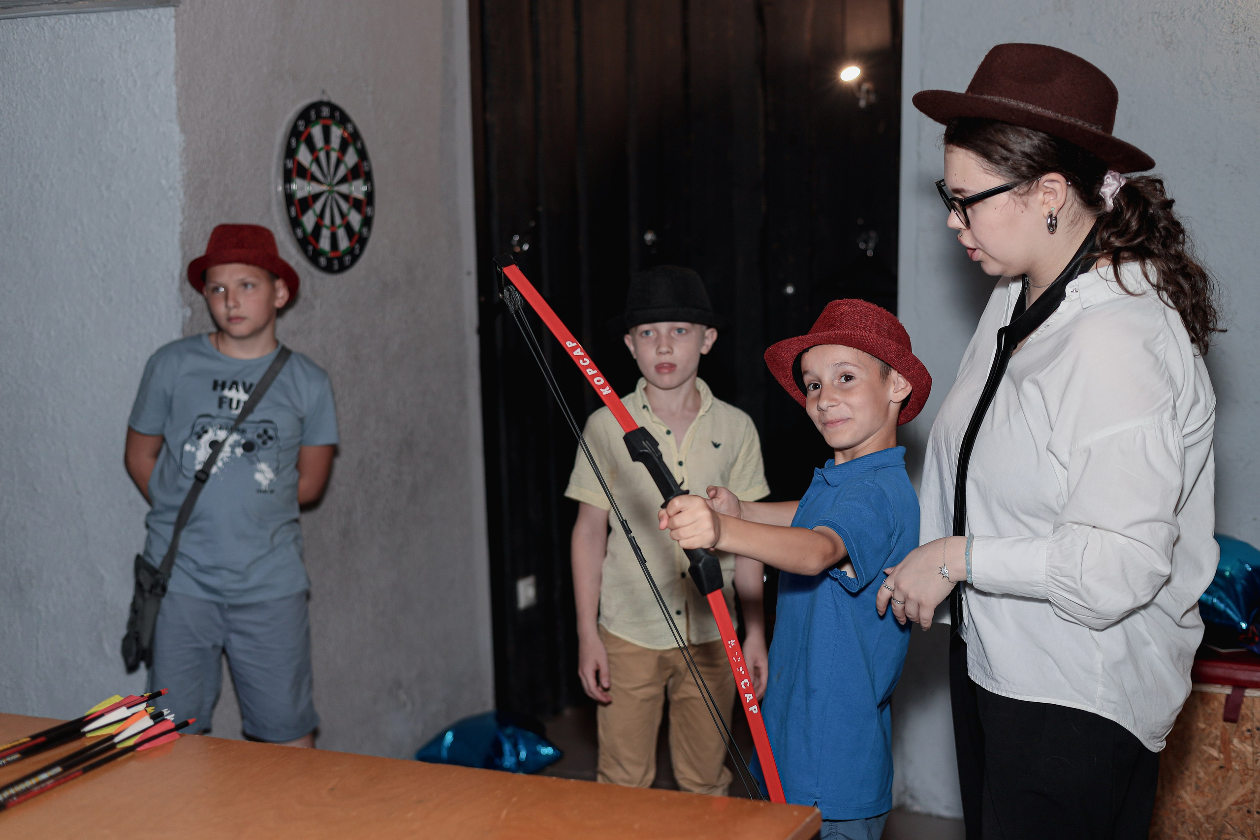 День рождение в стрелковом клубе. Фотограф Надршина Лилия