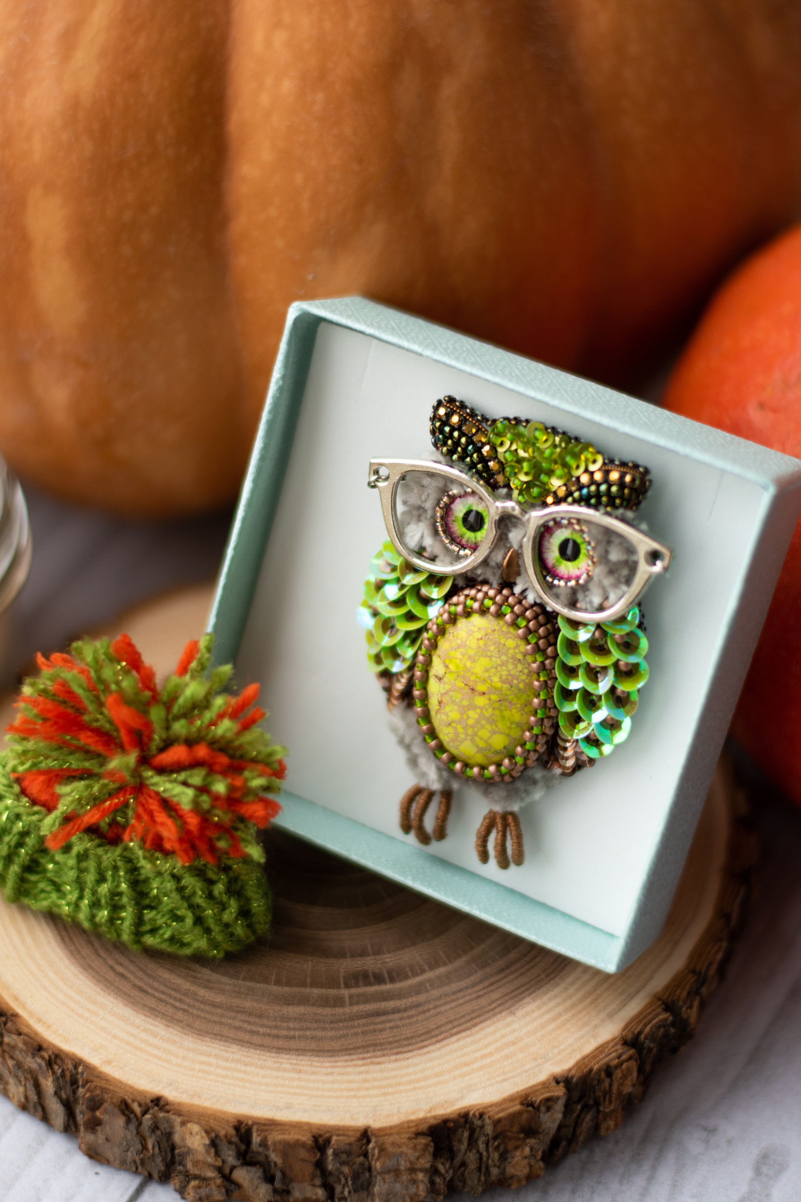 Брошь ручной работы «Совушка». Фотограф Санкт-Петербург | Дарья Першина