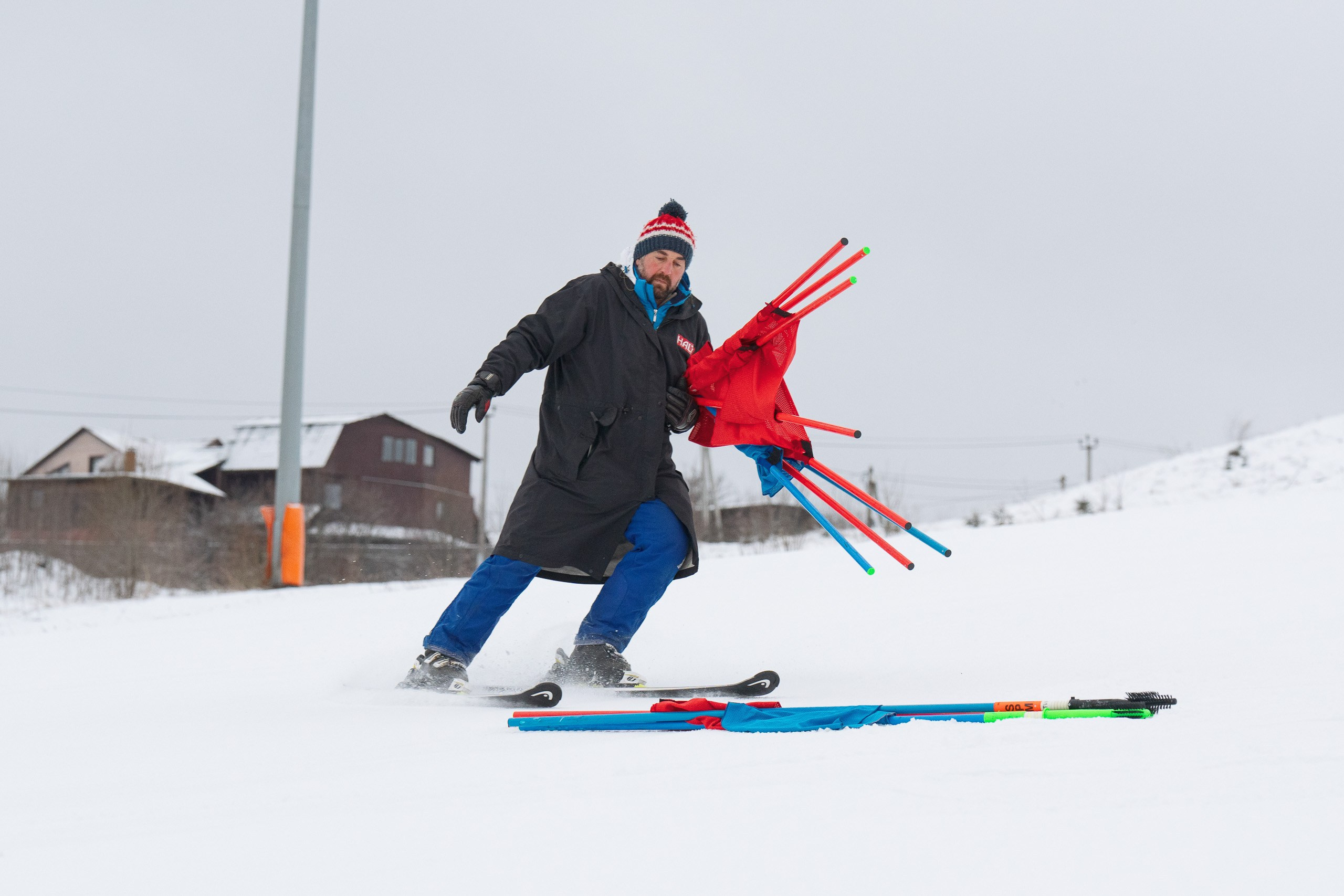 Горные лыжи. Первенство Центрального Федерального Округа. GS U16 Шуколово. Фотограф Студитский Евгений
