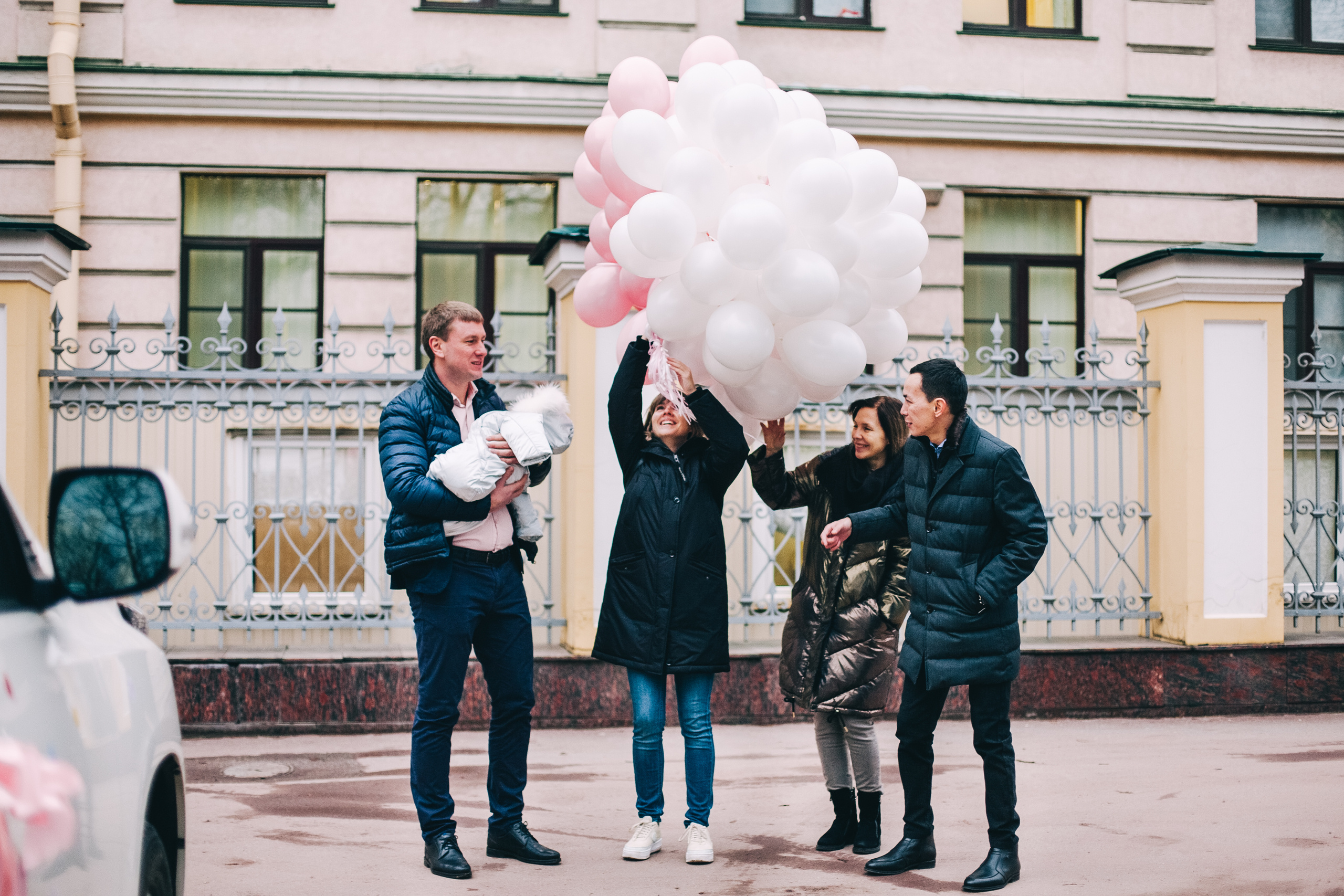 Пора домой. История одной выписки из роддома). Семейный фотограф, фотограф родов, репортажей фотограф в Санкт-Петербу