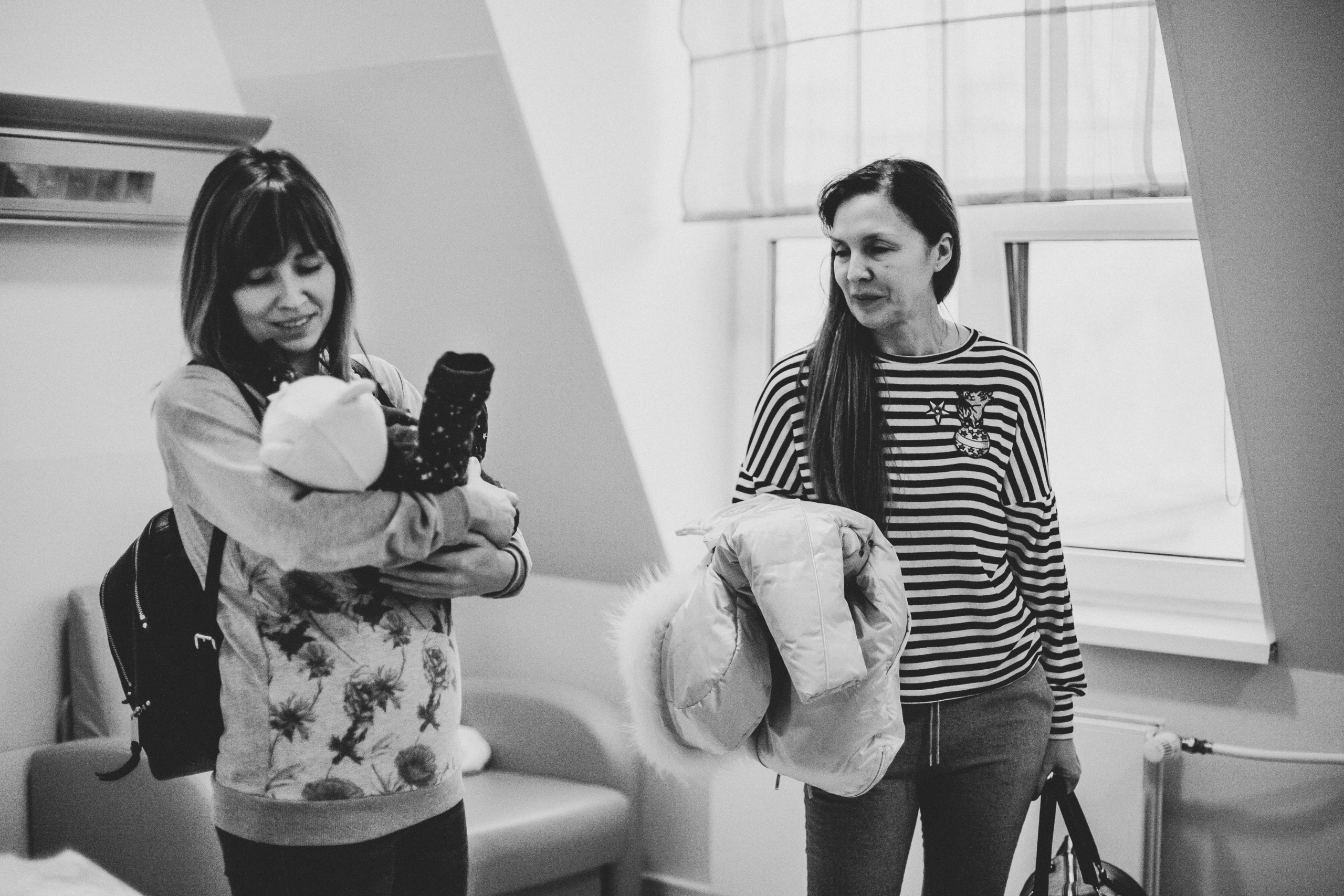 Пора домой. История одной выписки из роддома). Семейный фотограф, фотограф родов, репортажей фотограф в Санкт-Петербу