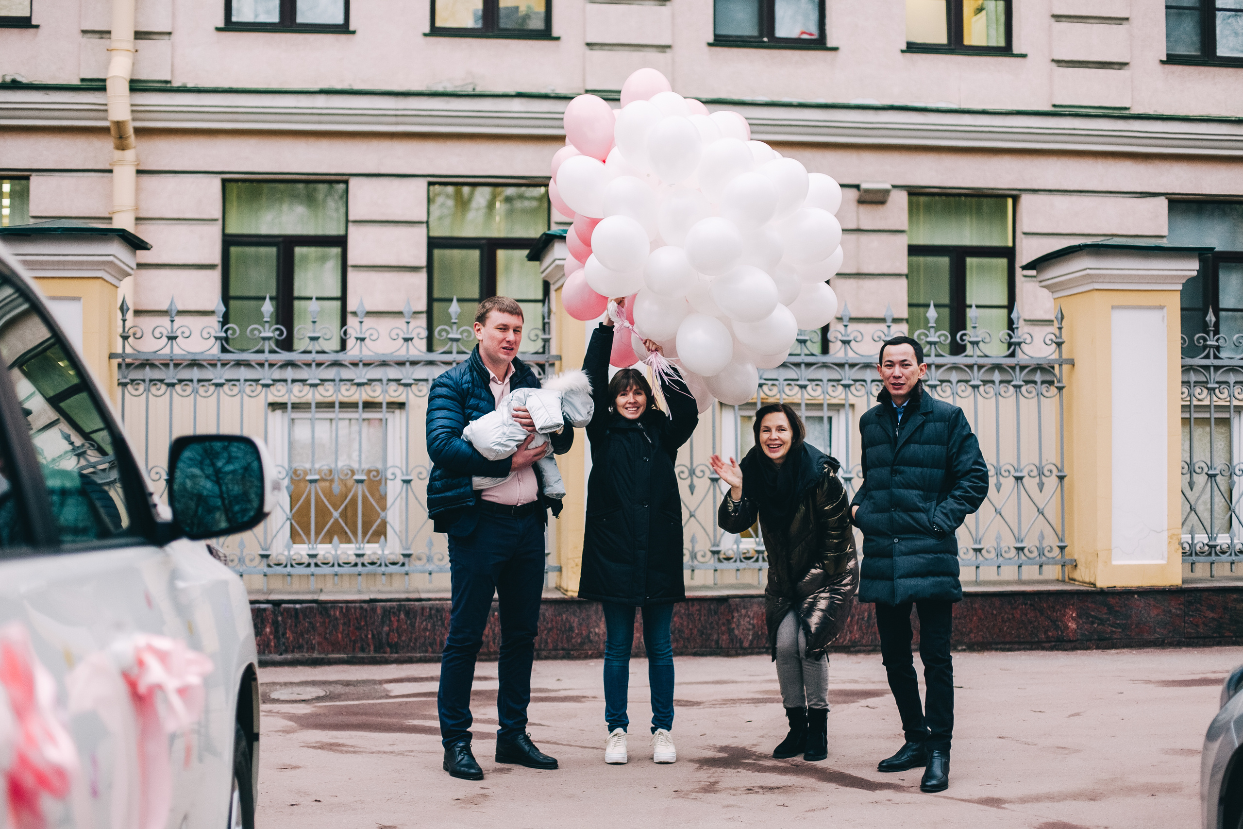 Пора домой. История одной выписки из роддома). Семейный фотограф, фотограф родов, репортажей фотограф в Санкт-Петербу