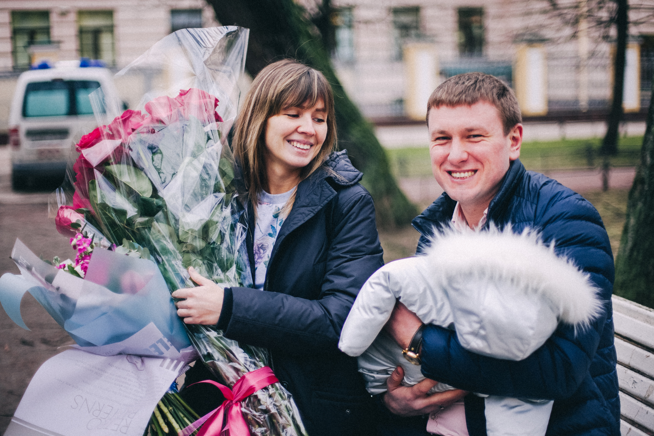 Пора домой. История одной выписки из роддома). Семейный фотограф, фотограф родов, репортажей фотограф в Санкт-Петербу