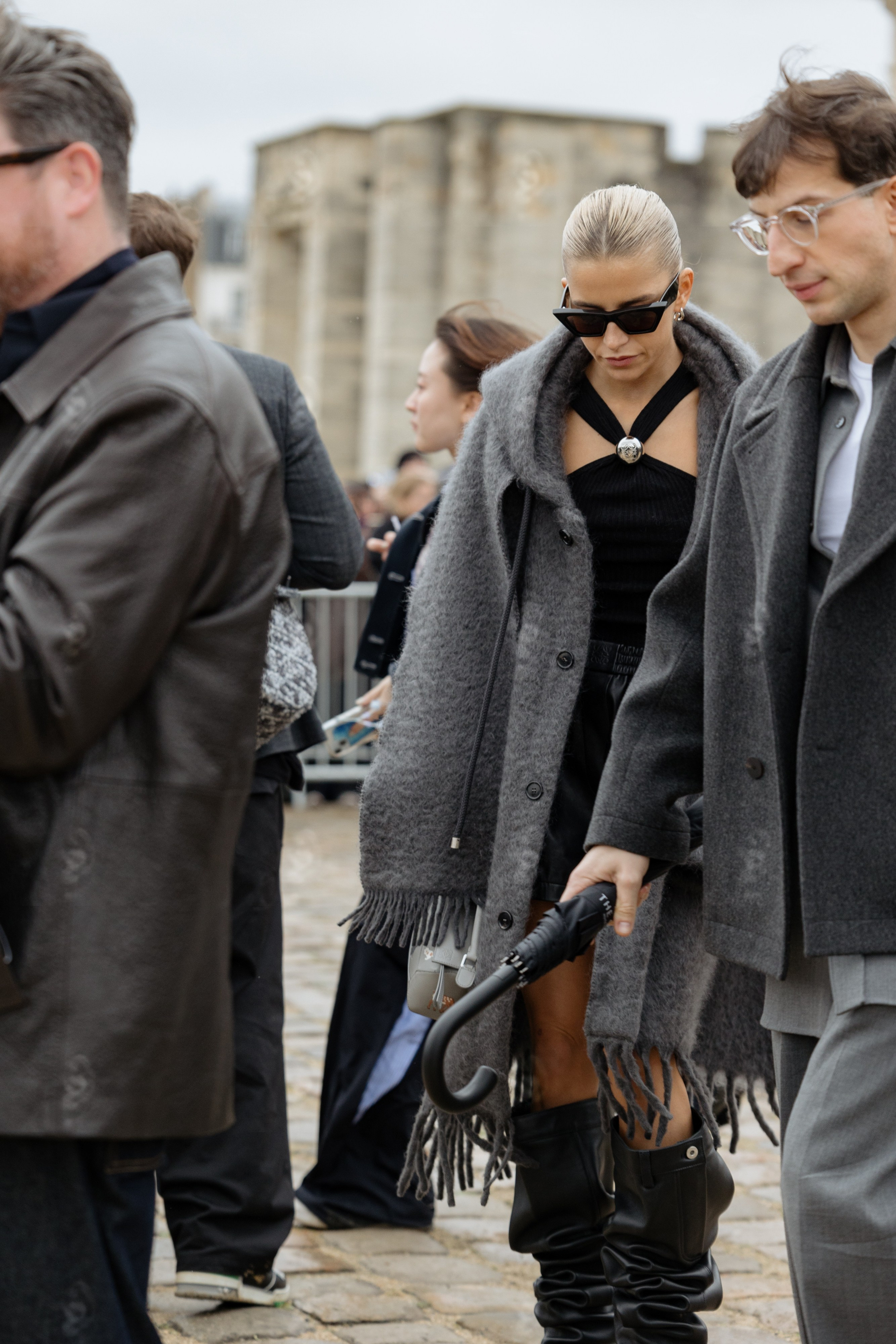 LOEWE PFW WOMENSWEAR FALL-WINTER 24/25. Photographer in Milan Ivan Goncharov