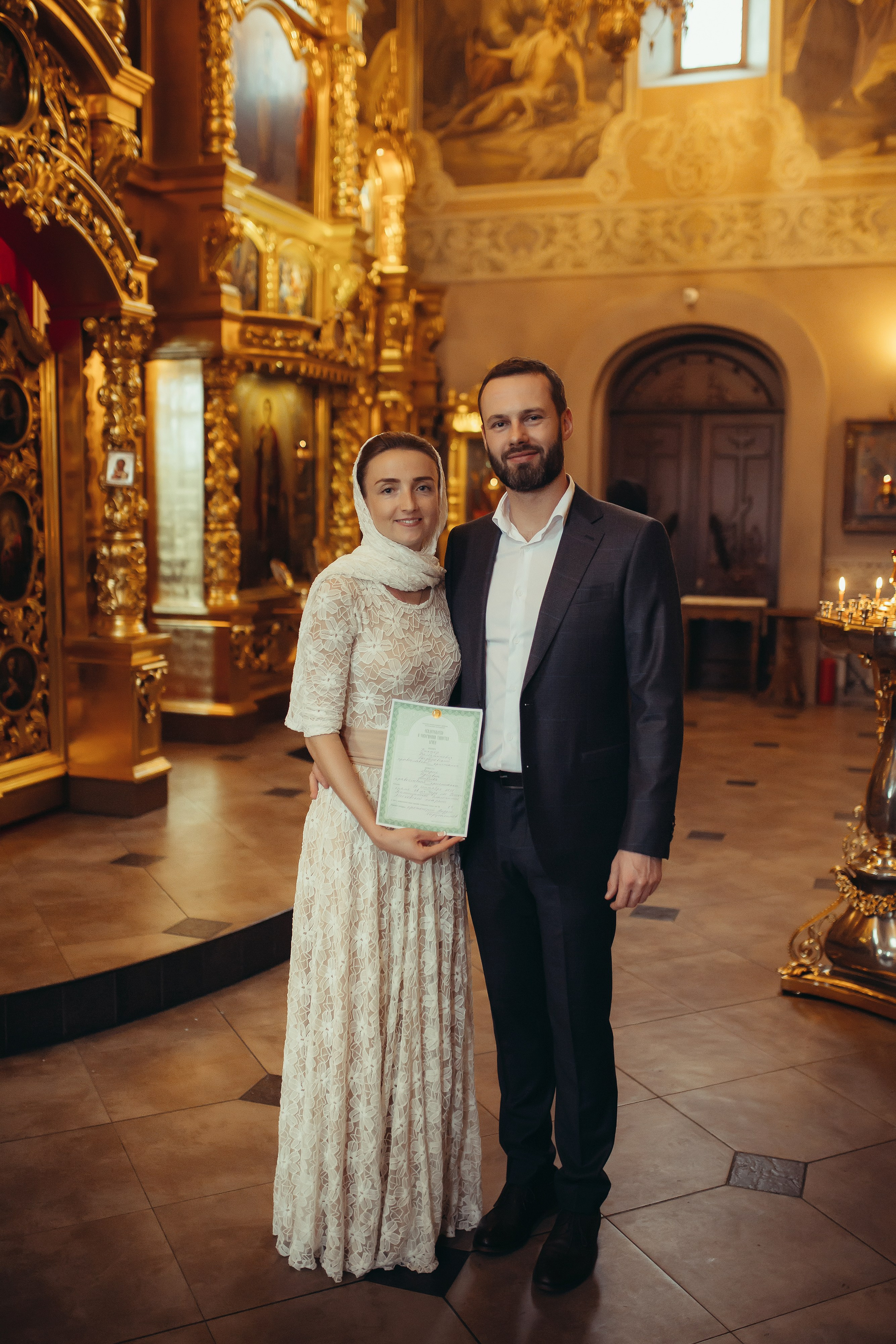 Венчание Виктора и Марии. Фотограф на Крещение, семейный фотограф в Москве