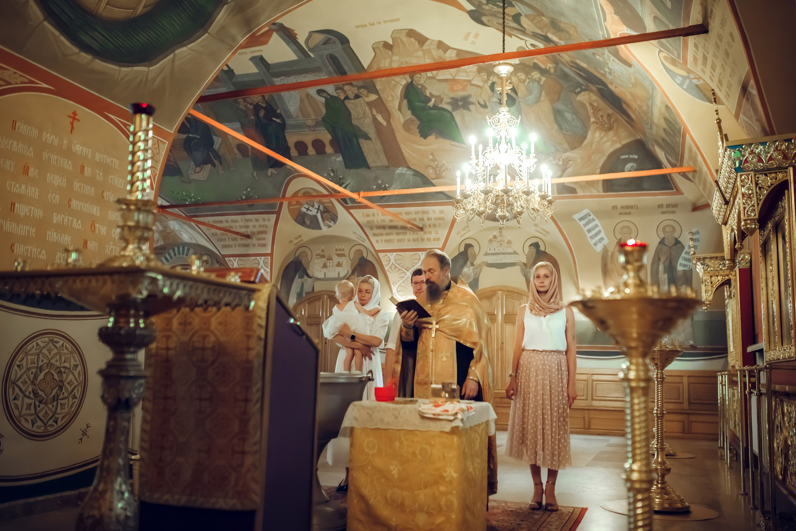 Крещение Яны. Фотограф на Крещение, семейный фотограф в Москве