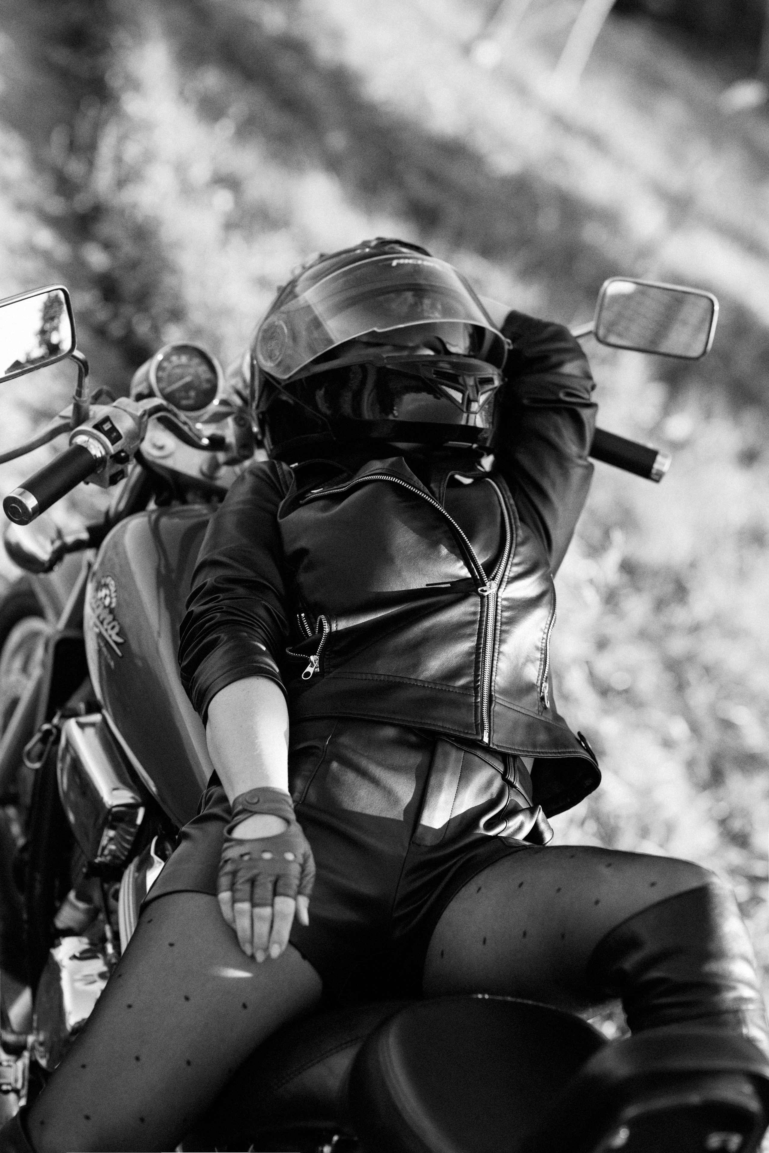 Фотосессия с мотоциклом