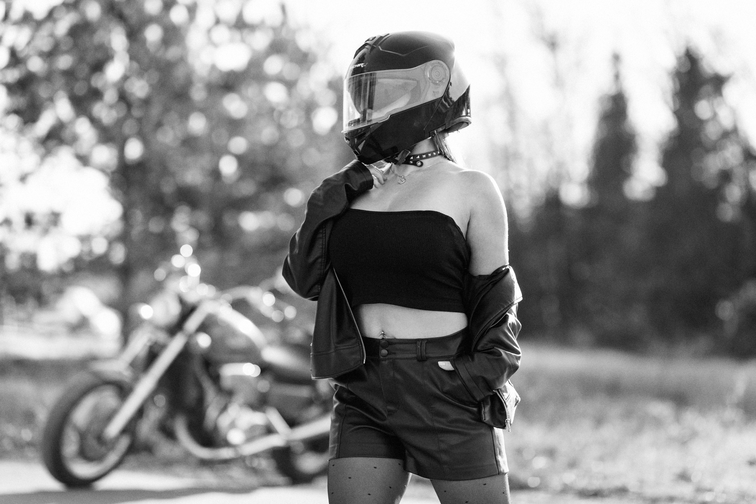 Фотосессия с мотоциклом