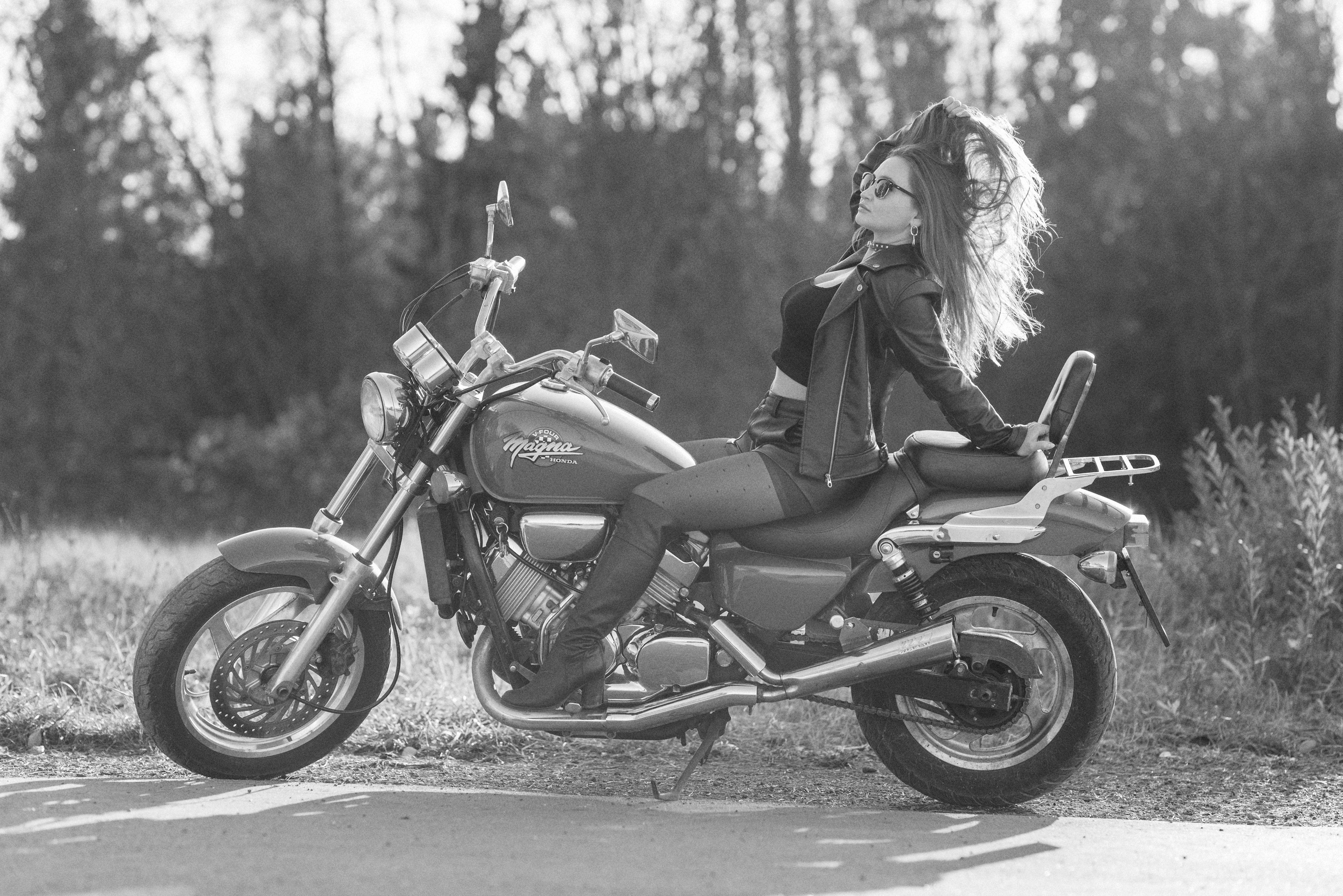 Фотосессия с мотоциклом