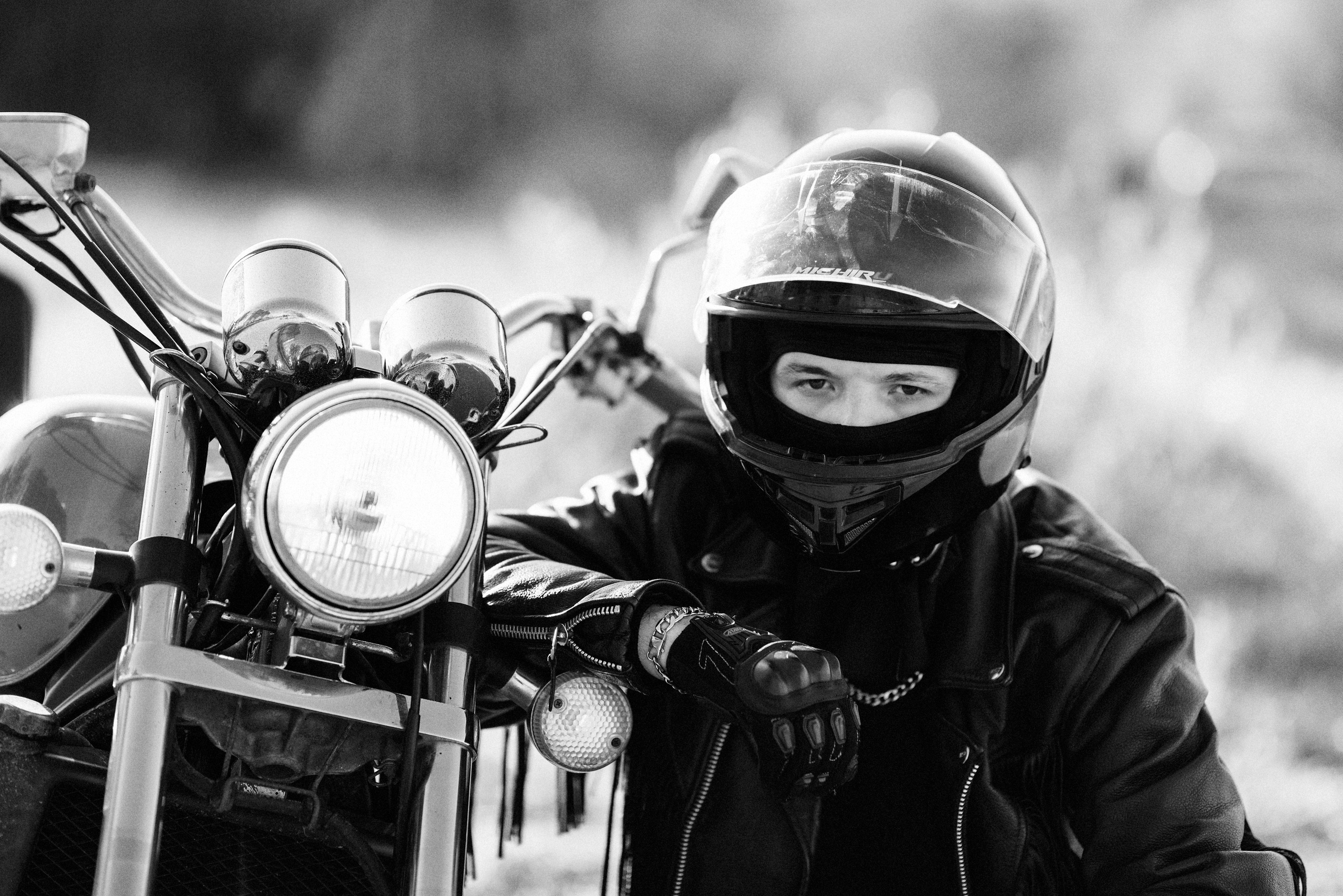 Фотосессия с мотоциклом