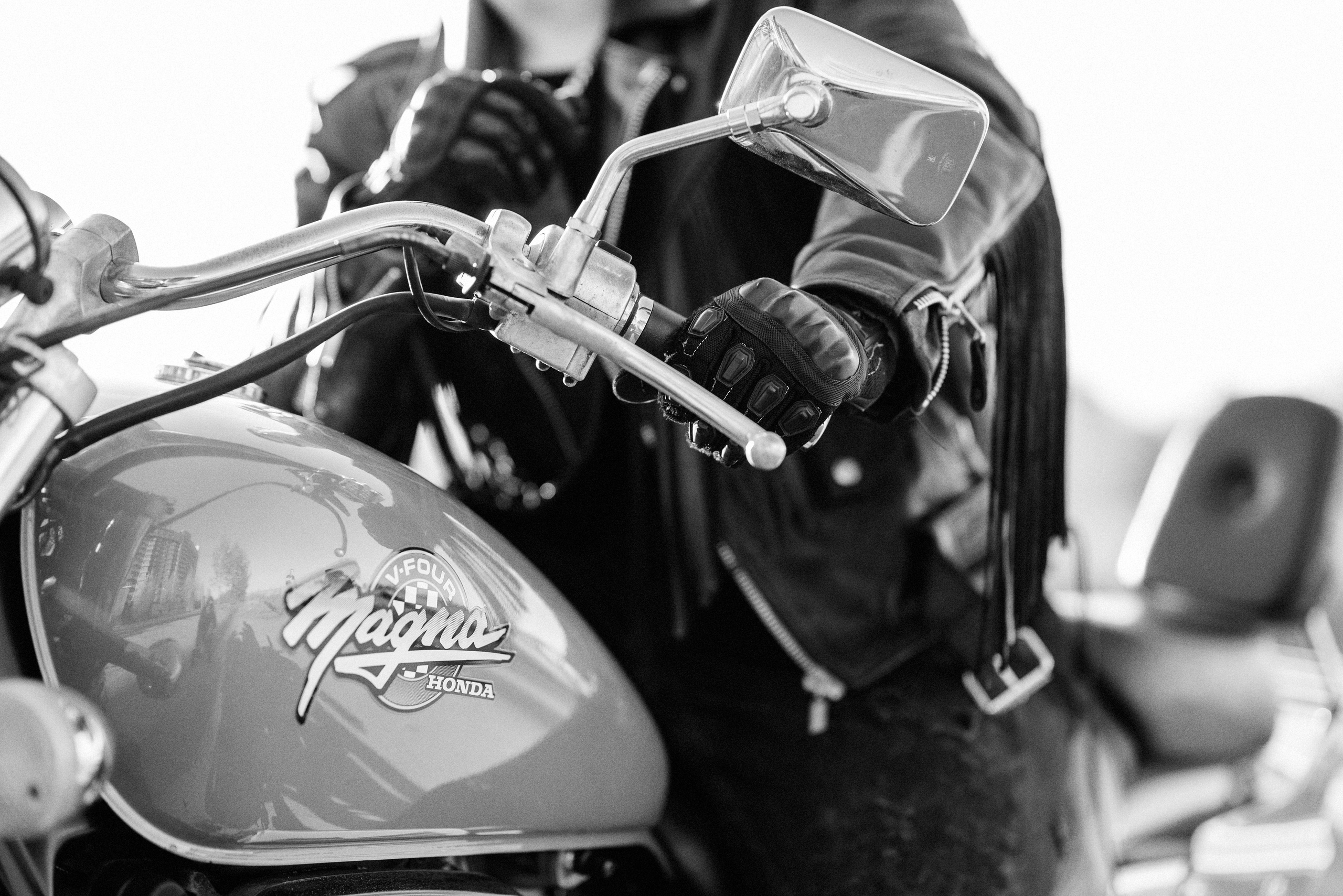 Фотосессия с мотоциклом