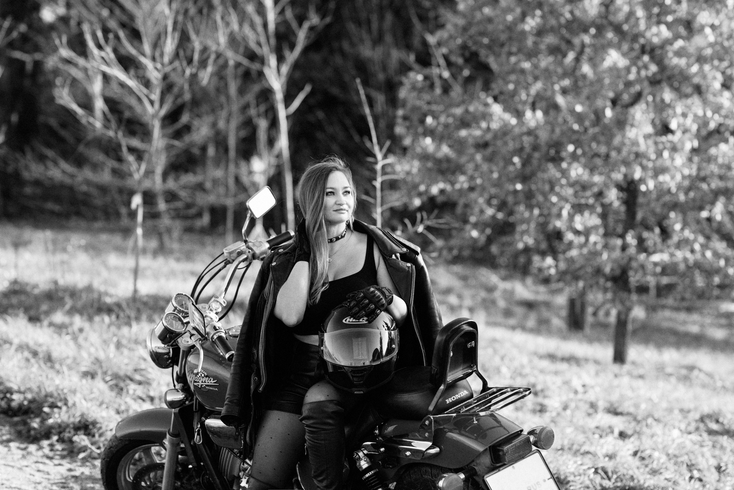 Фотосессия с мотоциклом