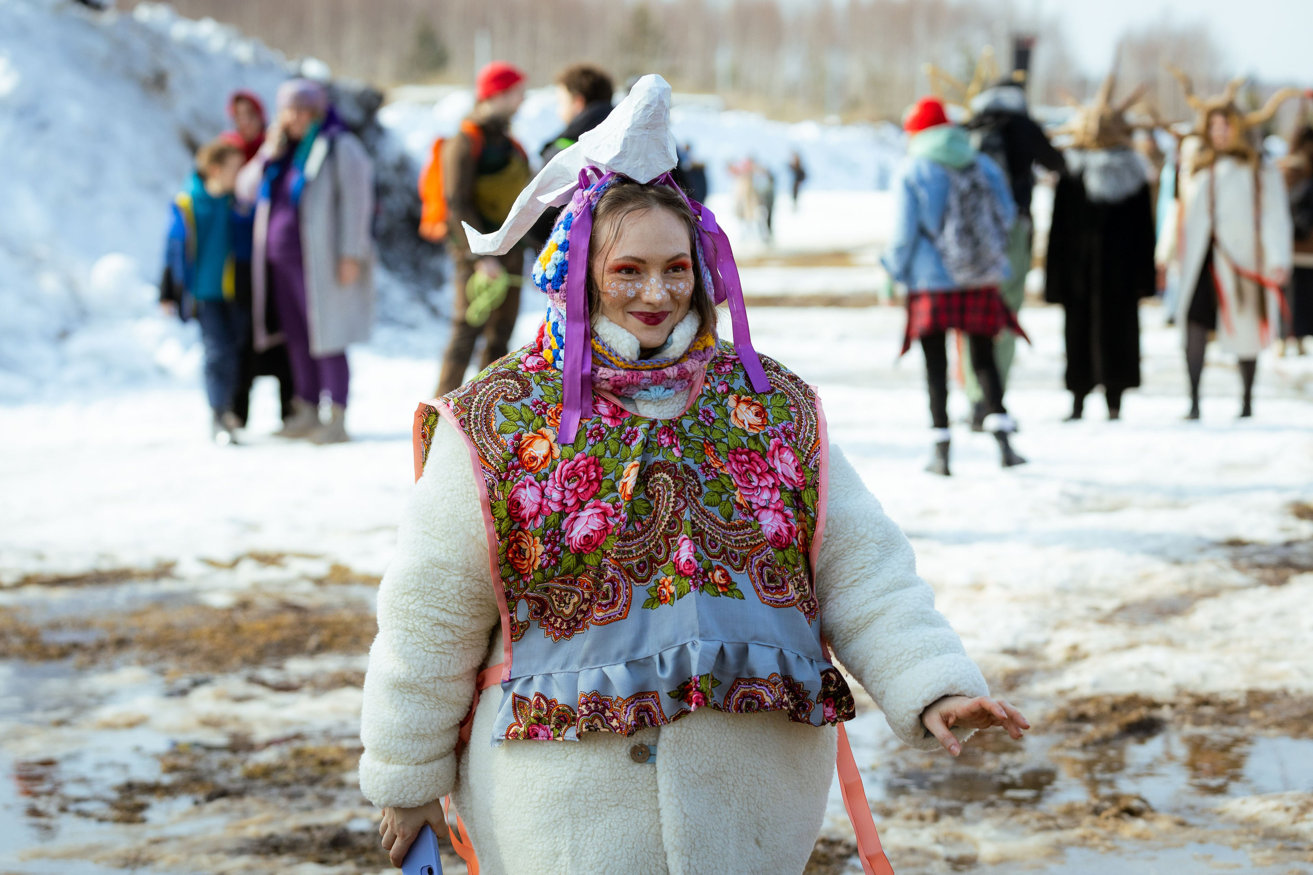 Масленица в Никола-Ленивце, весна 2024 г. Фотограф Виноградов Константин