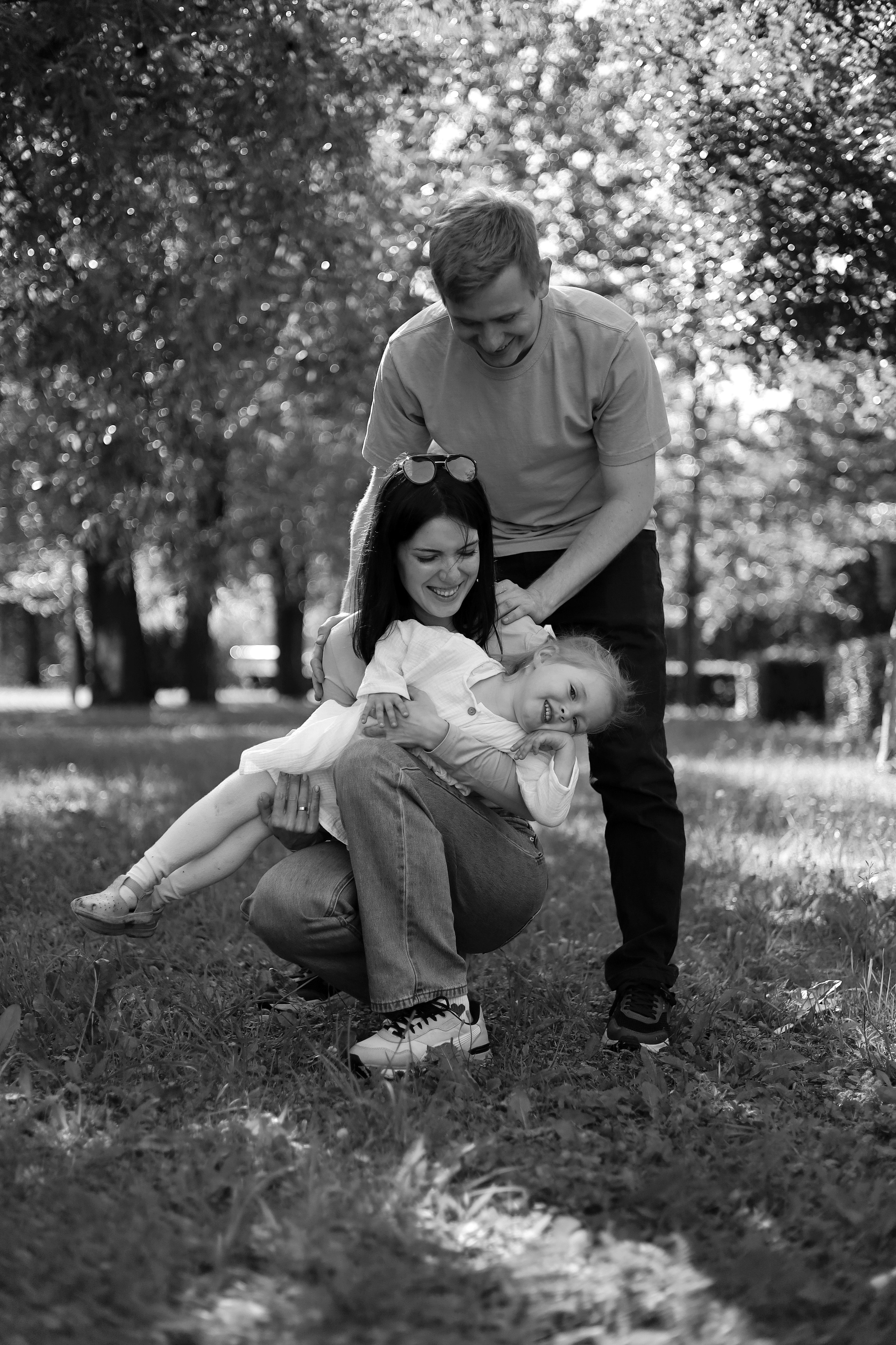 Семья Бирюковых на прогулке. Фотограф Санкт-Петербург