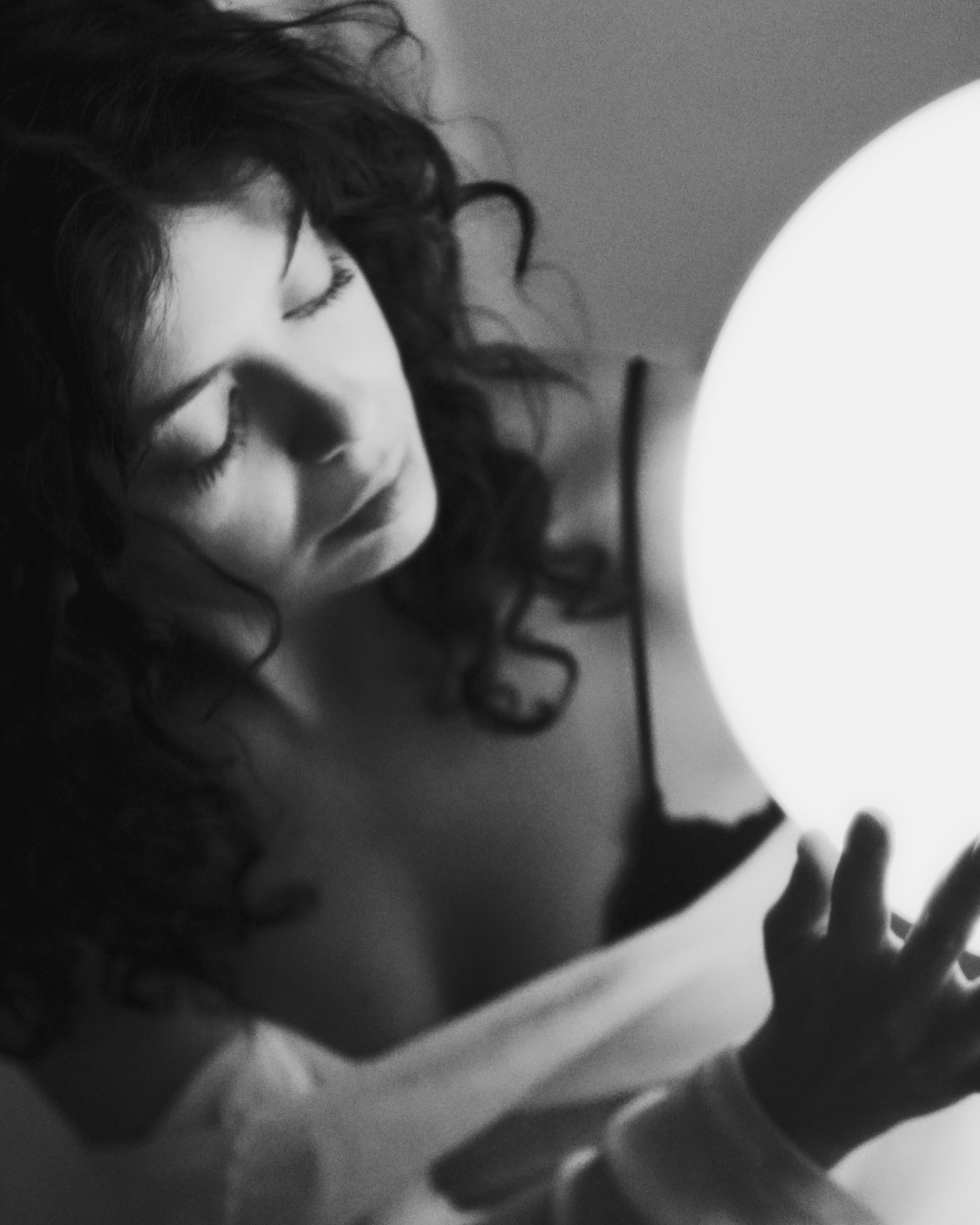 Фотосессия. Женский портрет. Черно-белая кино-эстетика