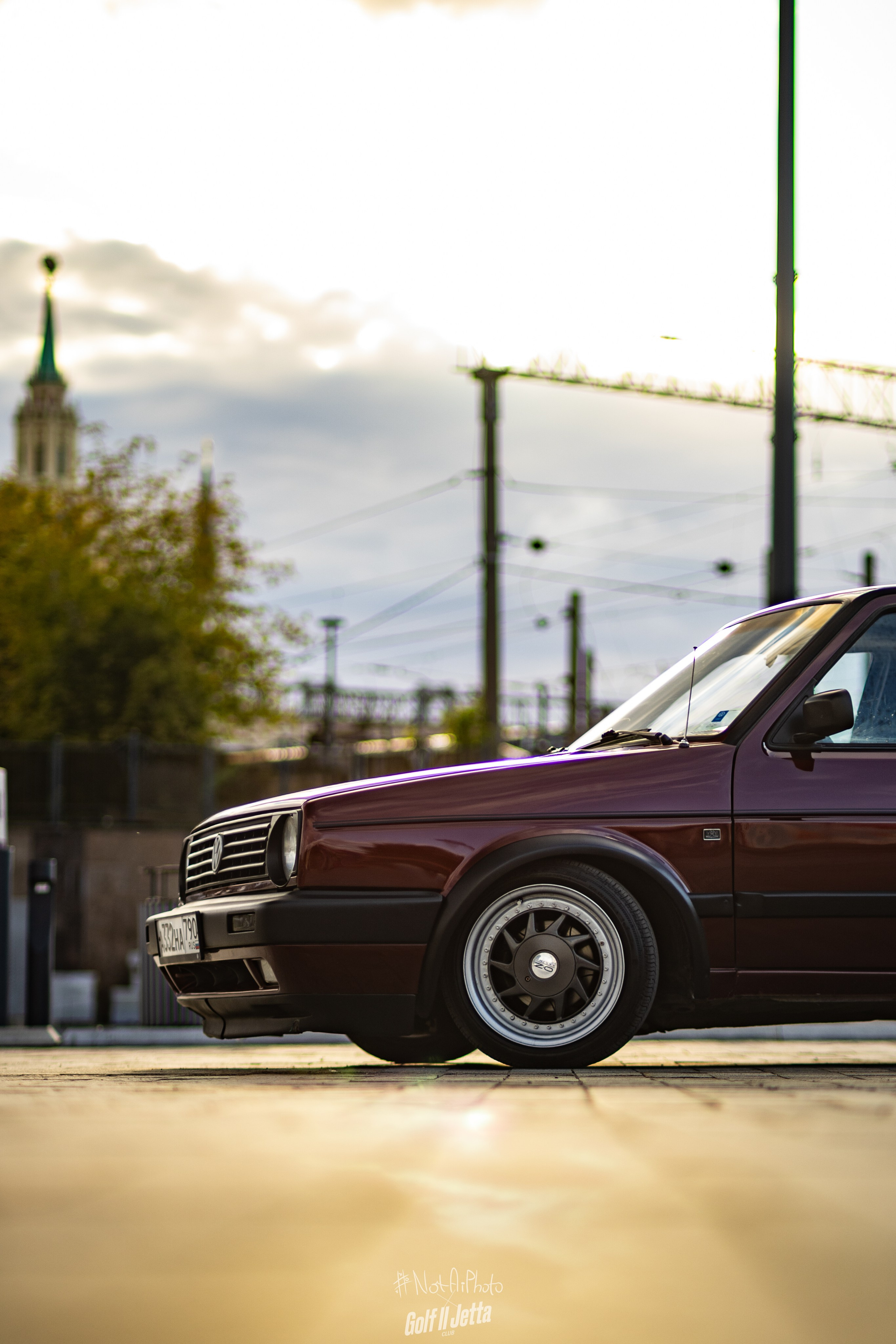 Фотосессия VW Golf 2. #NotAiPhoto — автомобильный фотограф