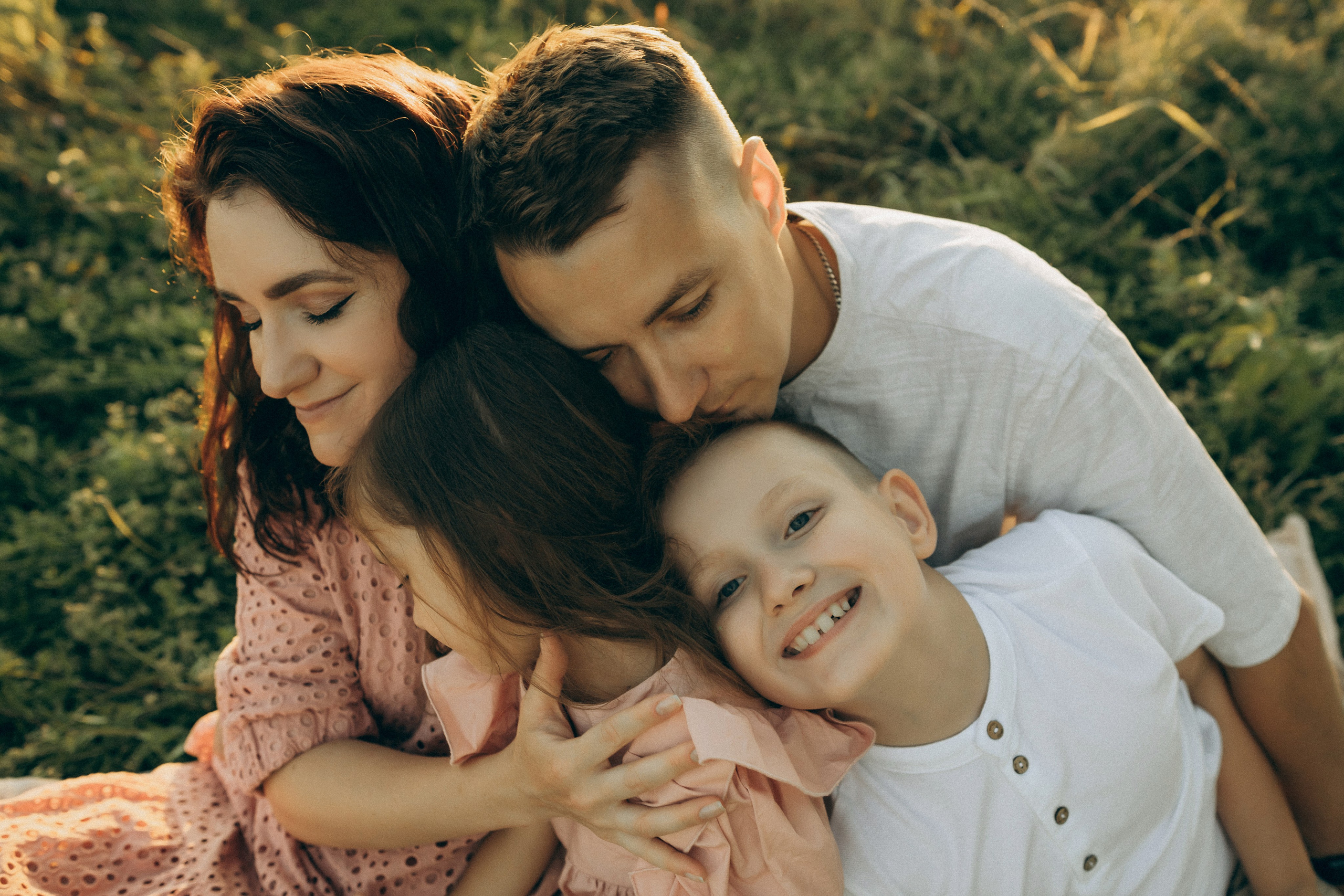 Наташа, Денис, Мирон и Алена. Семейный фотограф и детский фотограф в Волгограде Алеся Бутакова — дет