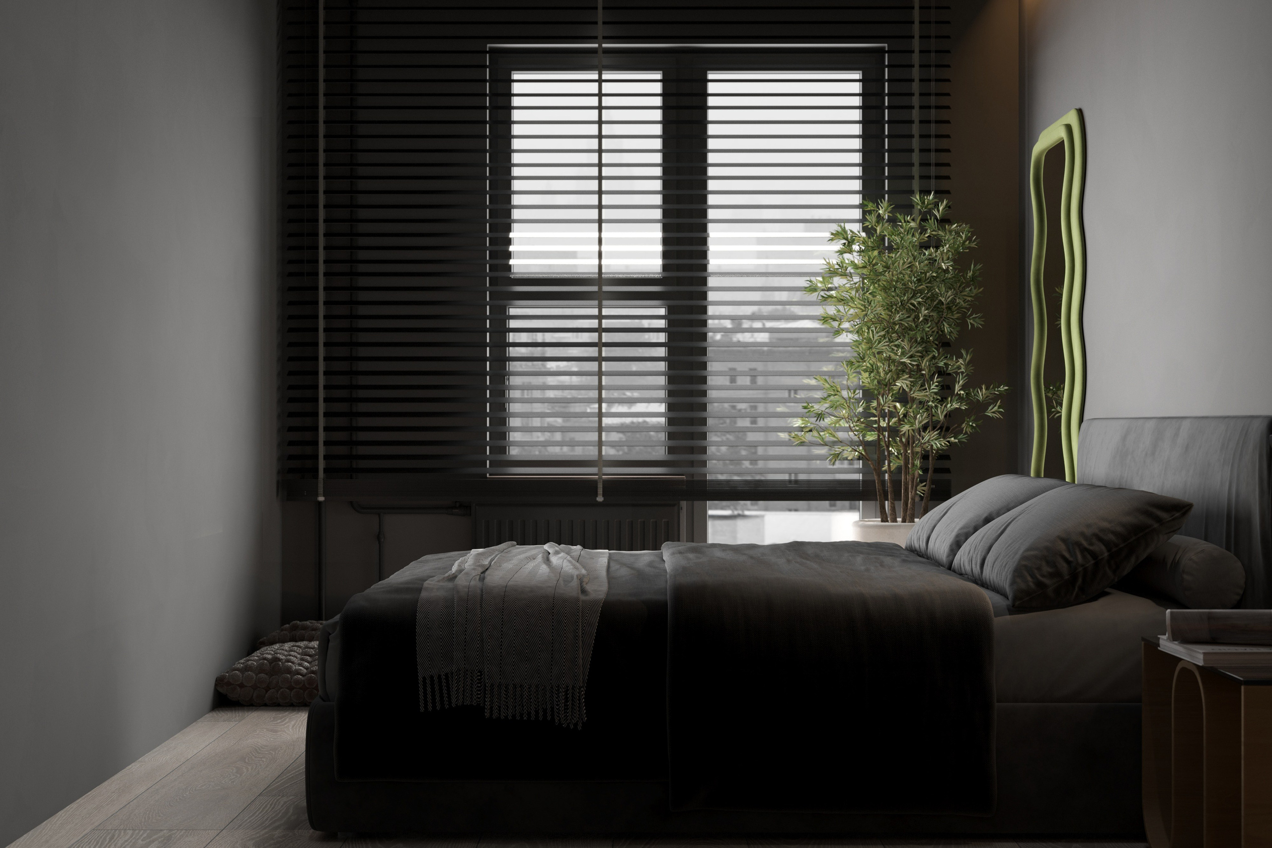 3д визуализация кв. 55 м² г.Санкт-Петербург. Ксения. 3D‑визуализатор