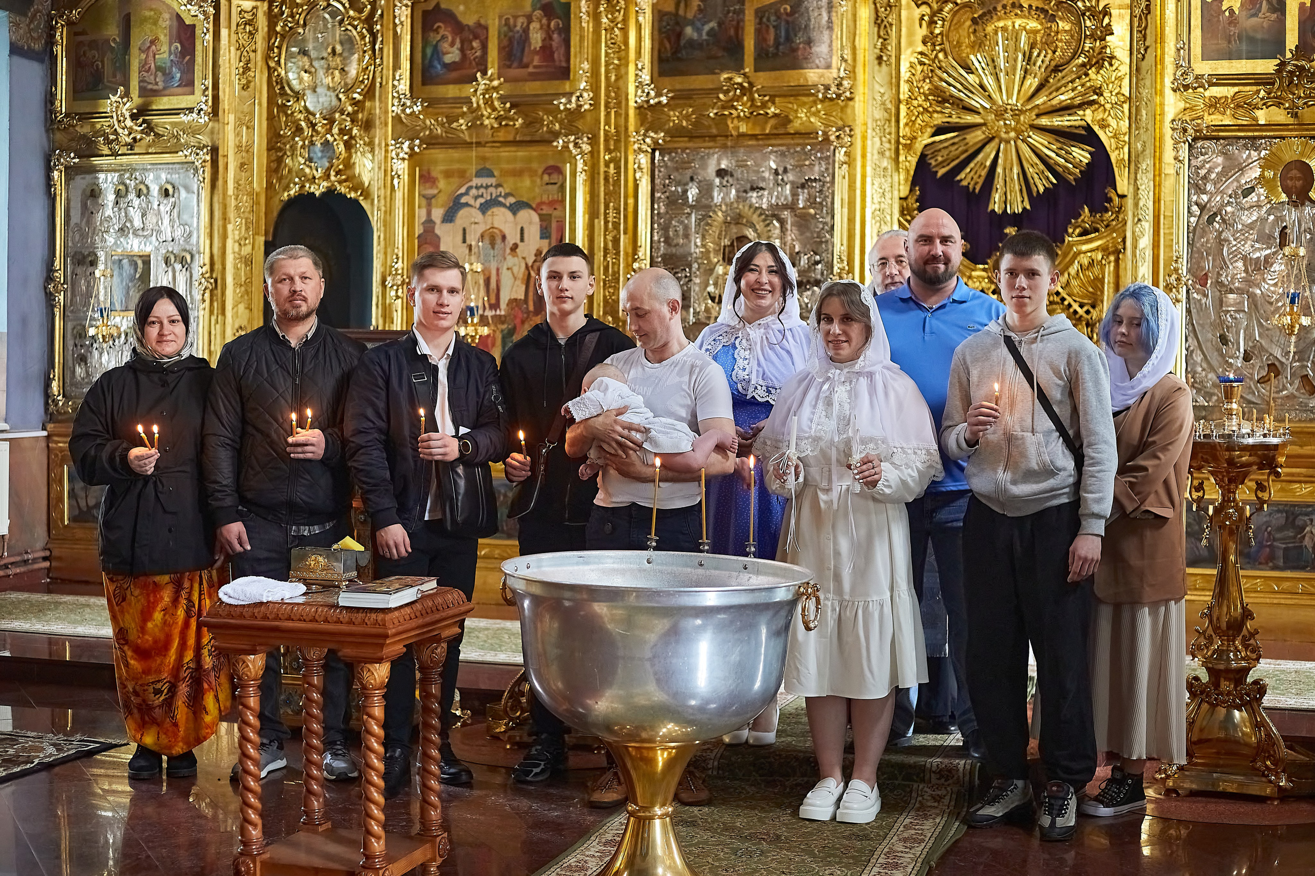 Крещение Ярослава. Семейный и детский фотограф в Ярославле Юлия Галашина