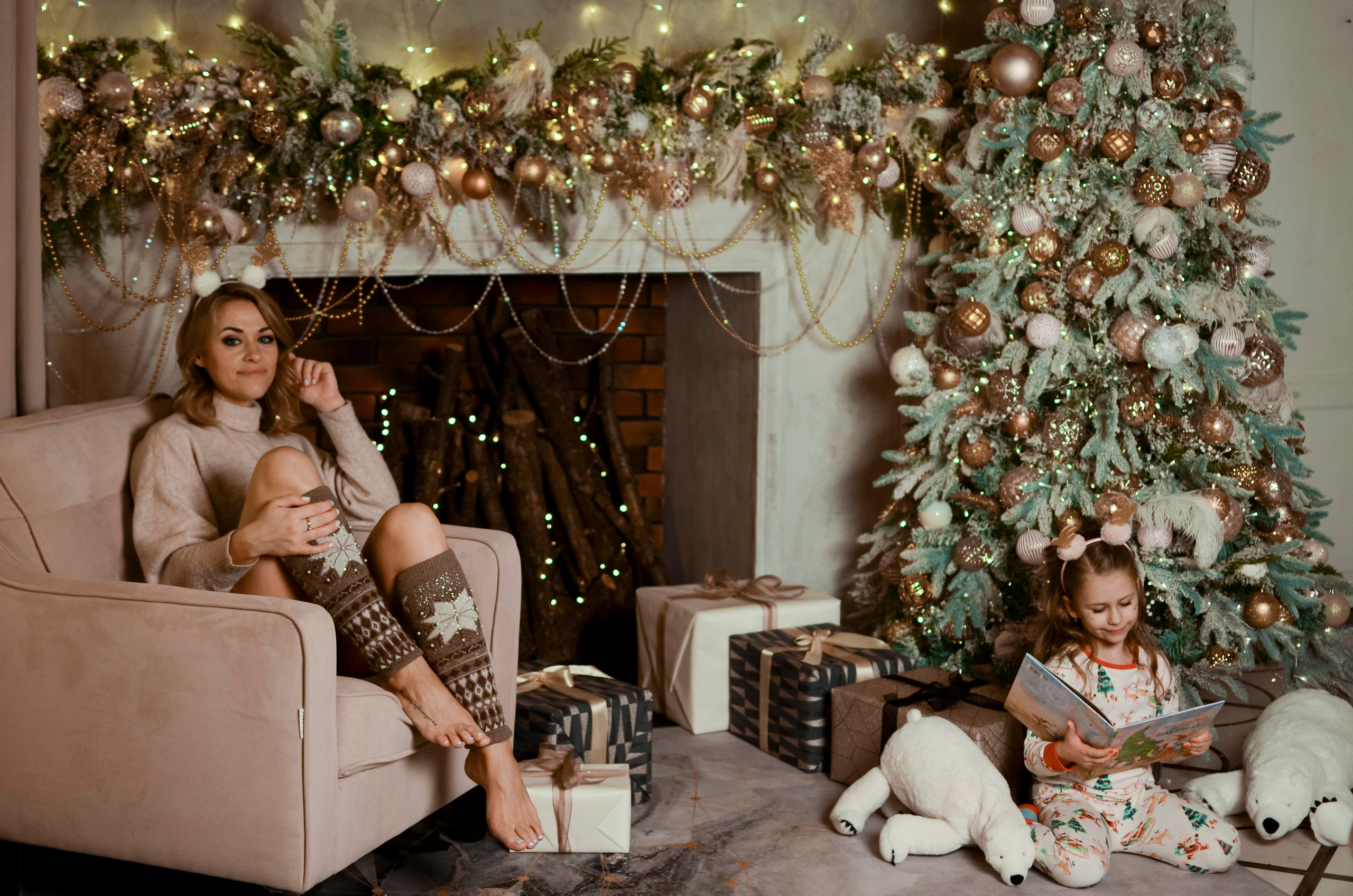 Новогодняя Фотосессия Анжелики и ее дочки Ангелины. Свадебный и семейный фотограф в Хабаровске Оксана Новикова