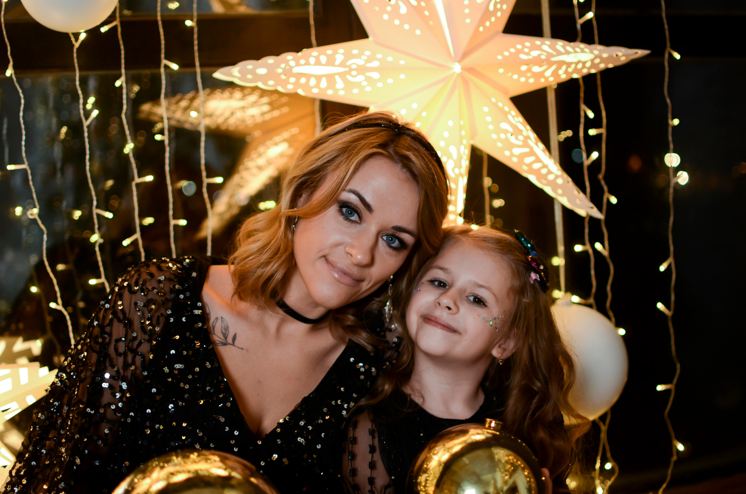 Новогодняя Фотосессия Анжелики и ее дочки Ангелины. Свадебный и семейный фотограф в Хабаровске Оксана Новикова