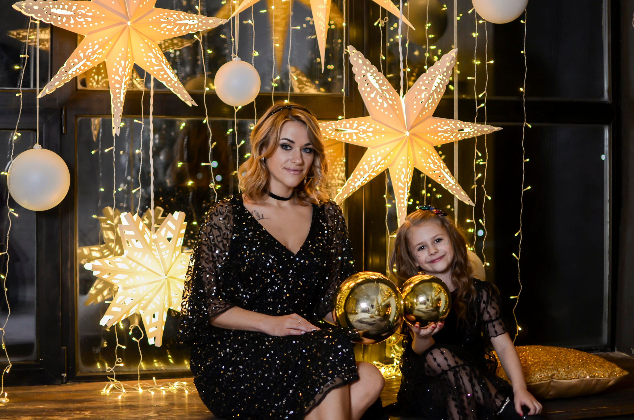 Новогодняя Фотосессия Анжелики и ее дочки Ангелины. Свадебный и семейный фотограф в Хабаровске Оксана Новикова